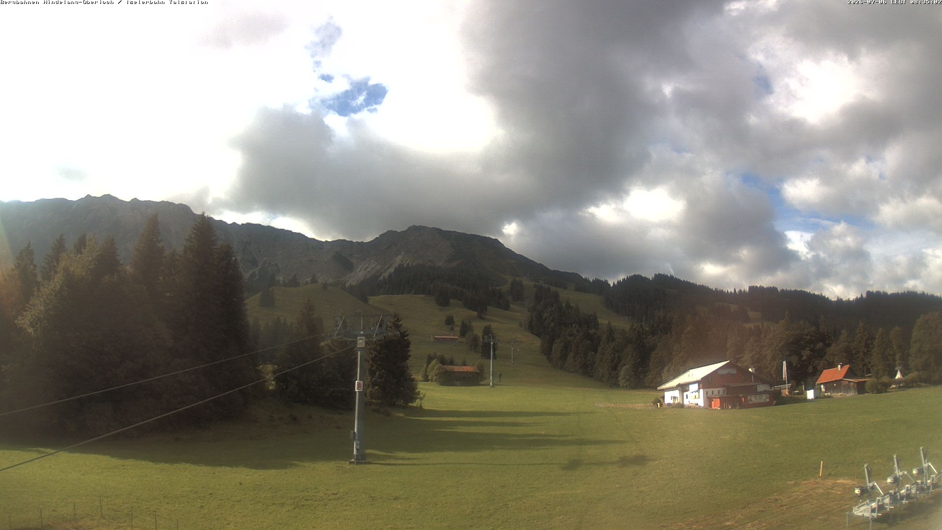 Archiv Foto Webcam Oberjoch - Blick zum Iseler