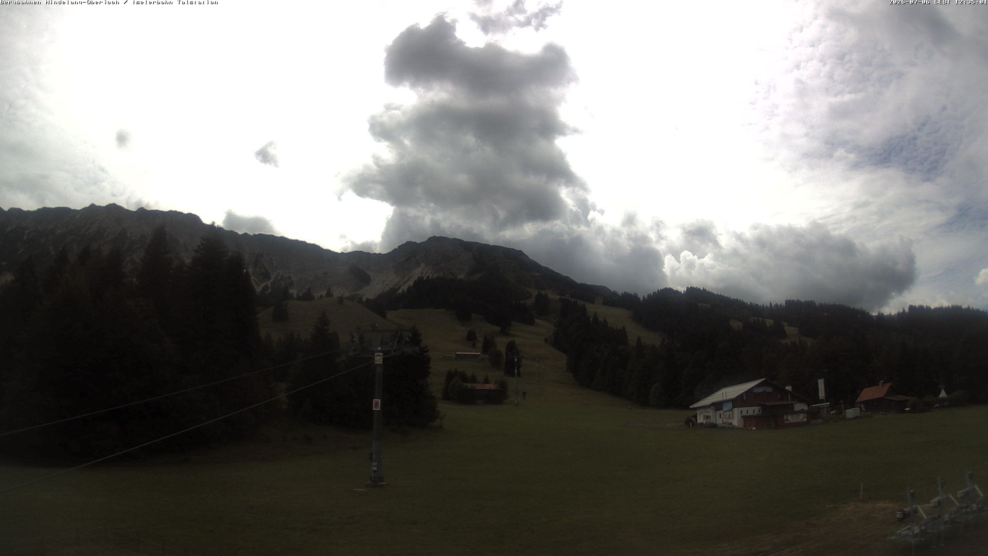 Archiv Foto Webcam Oberjoch - Blick zum Iseler
