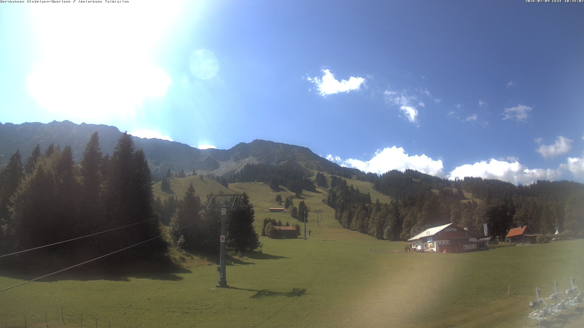 Archiv Foto Webcam Oberjoch - Blick zum Iseler