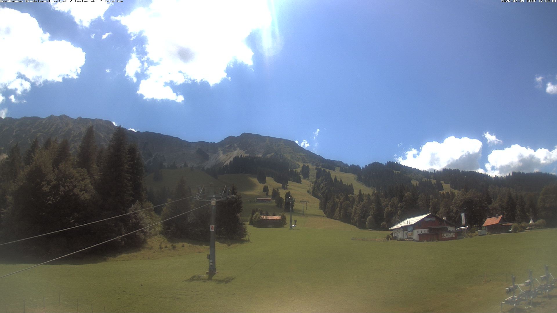 Archiv Foto Webcam Oberjoch - Blick zum Iseler