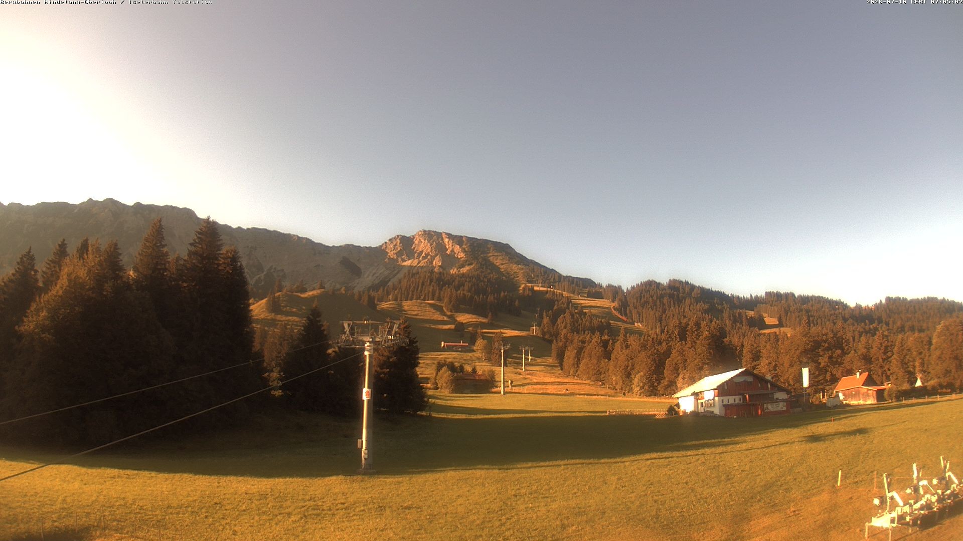 Archiv Foto Webcam Oberjoch - Blick zum Iseler
