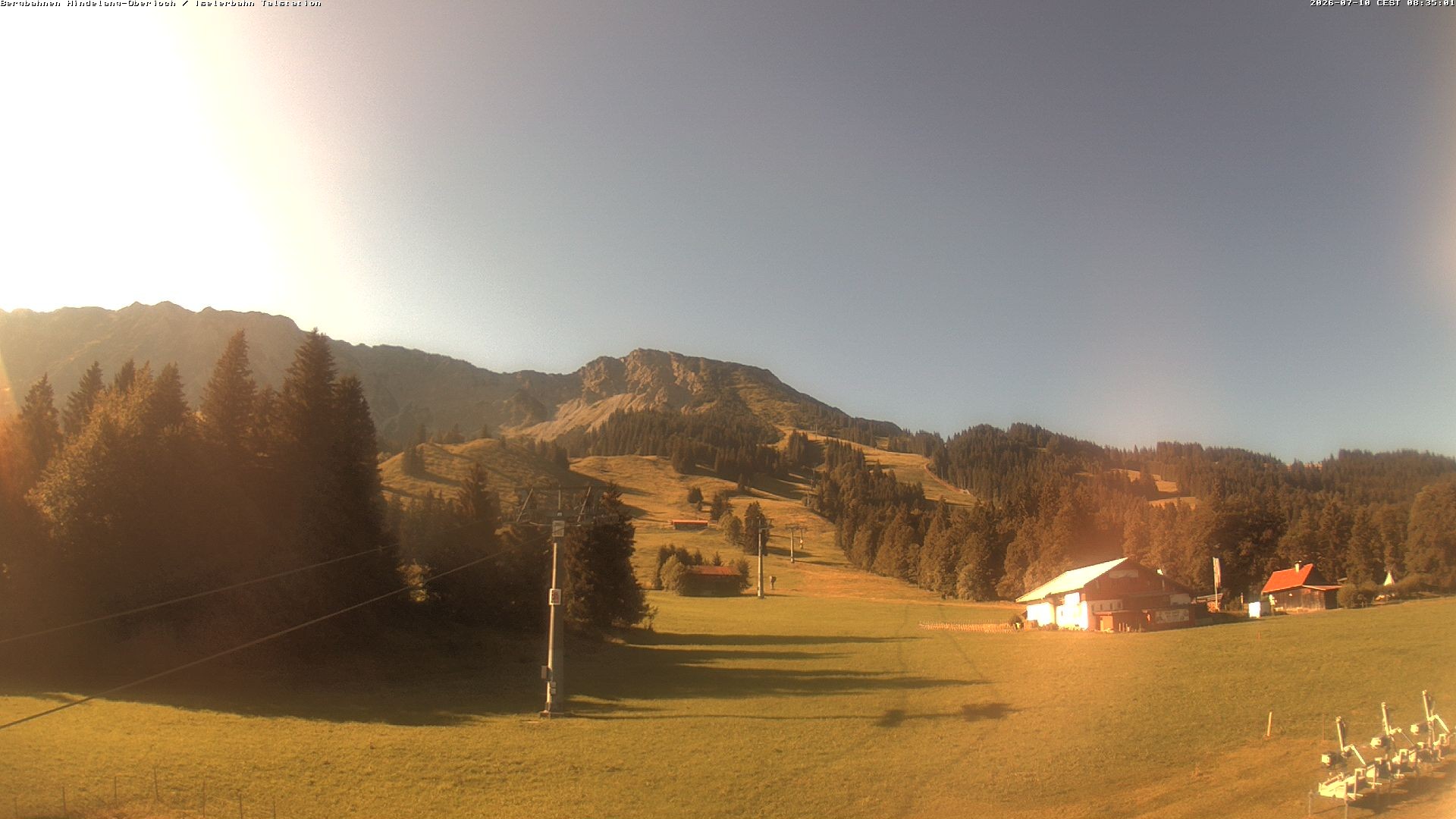 Archiv Foto Webcam Oberjoch - Blick zum Iseler