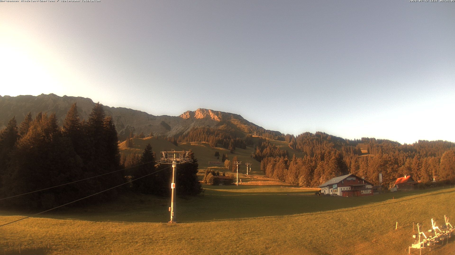 Archived image Webcam Oberjoch - Mt. Iseler