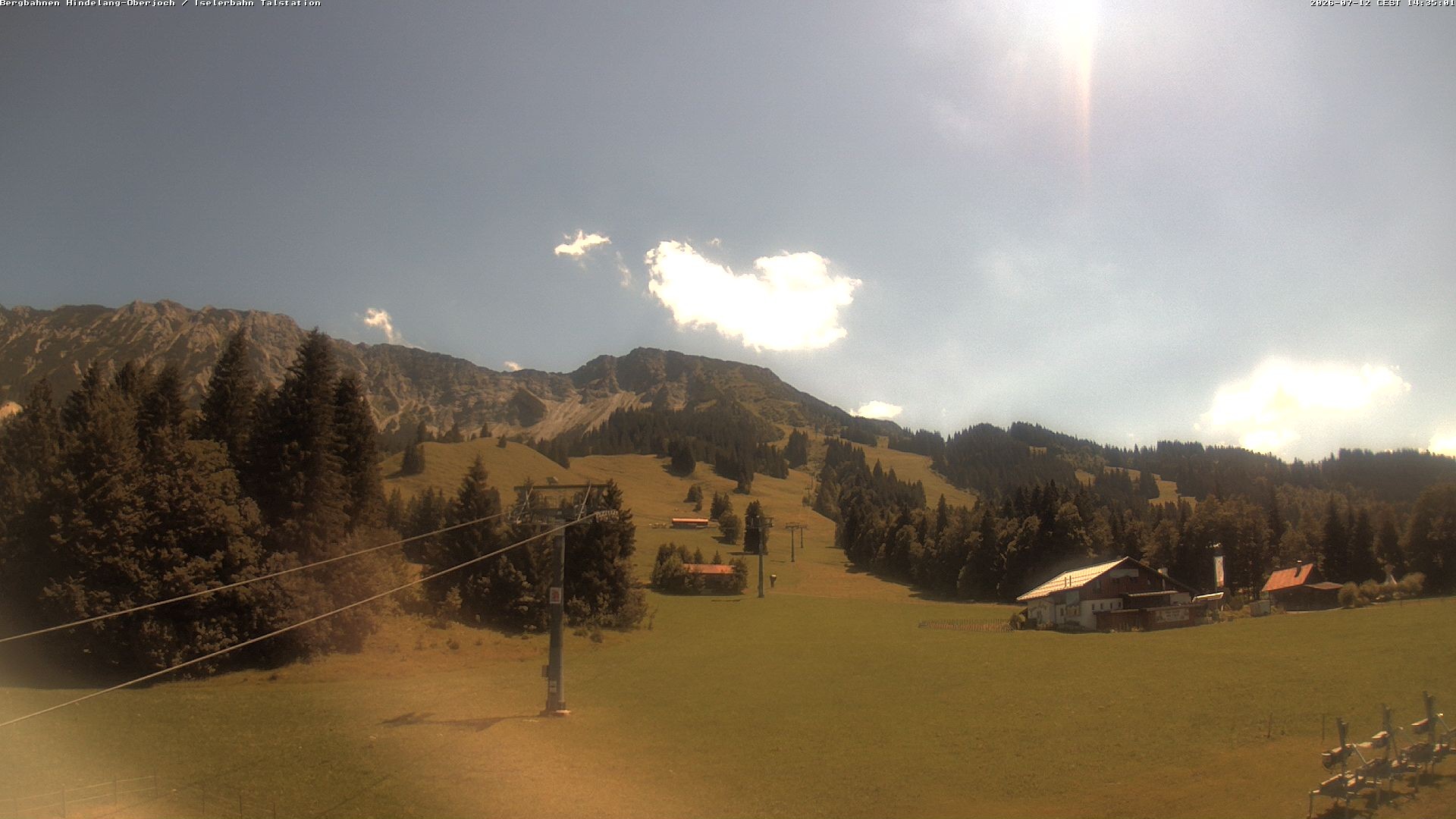 Archived image Webcam Oberjoch - Mt. Iseler