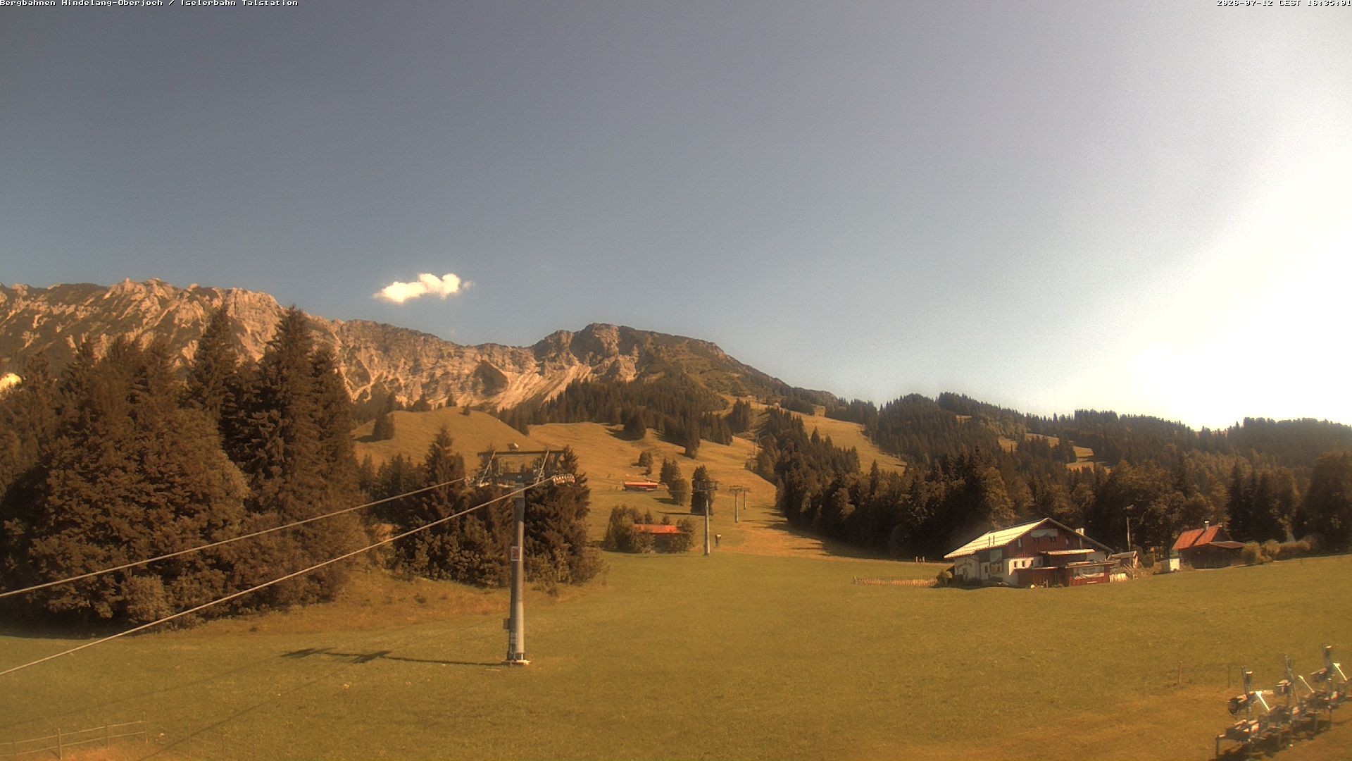 Archived image Webcam Oberjoch - Mt. Iseler