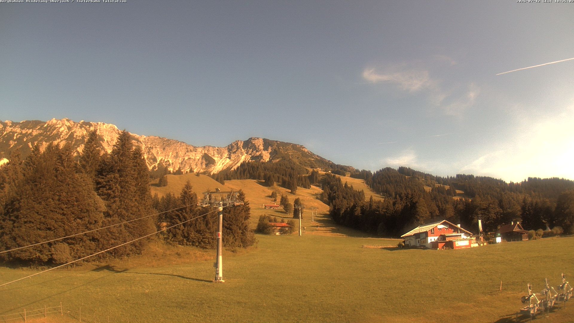 Archived image Webcam Oberjoch - Mt. Iseler