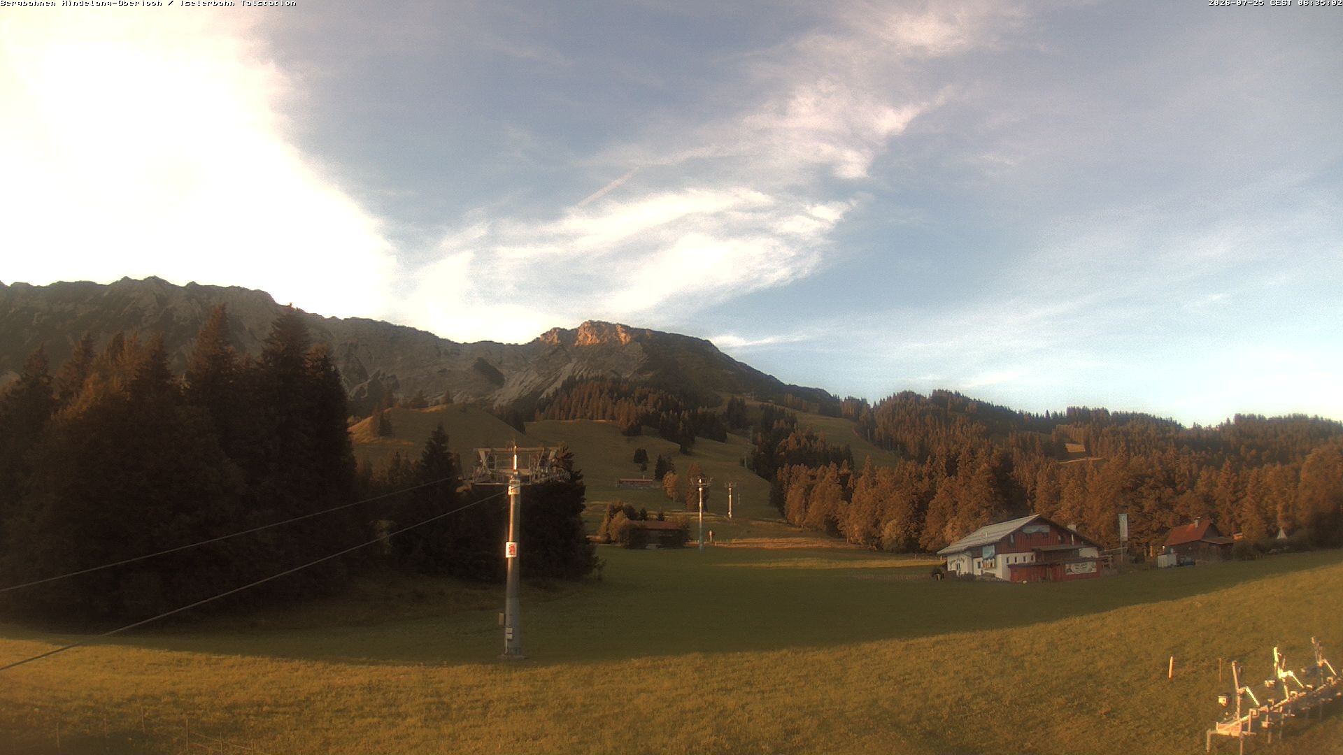 Archiv Foto Webcam Oberjoch - Blick zum Iseler
