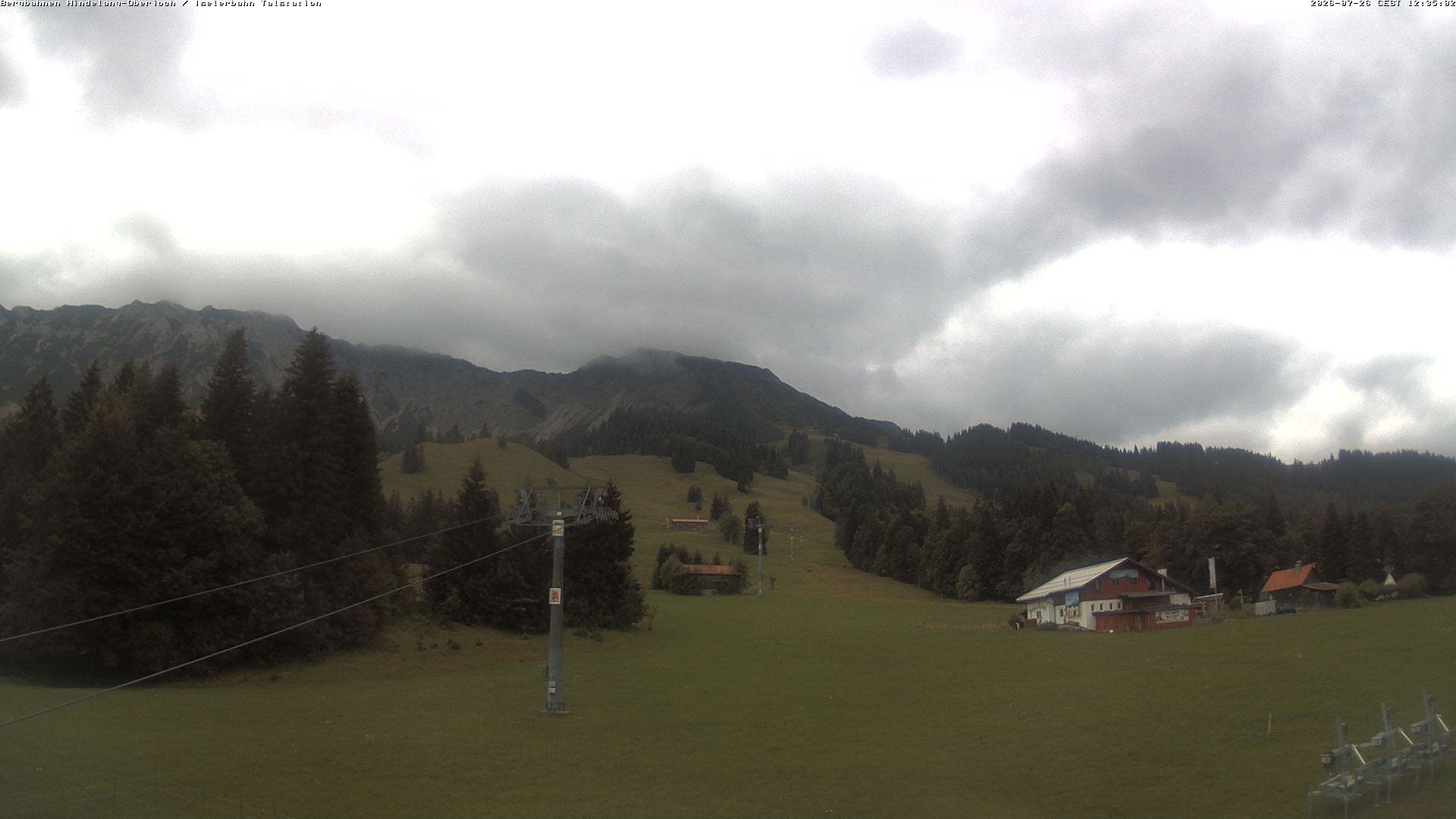 Archiv Foto Webcam Oberjoch - Blick zum Iseler