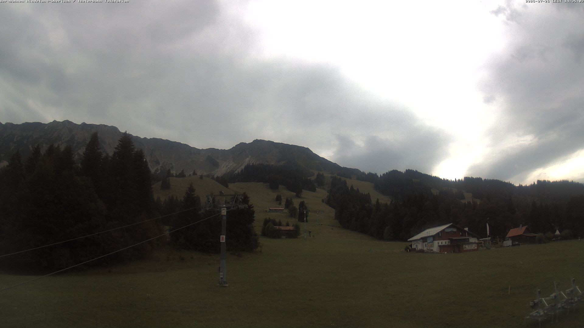 Archiv Foto Webcam Oberjoch - Blick zum Iseler