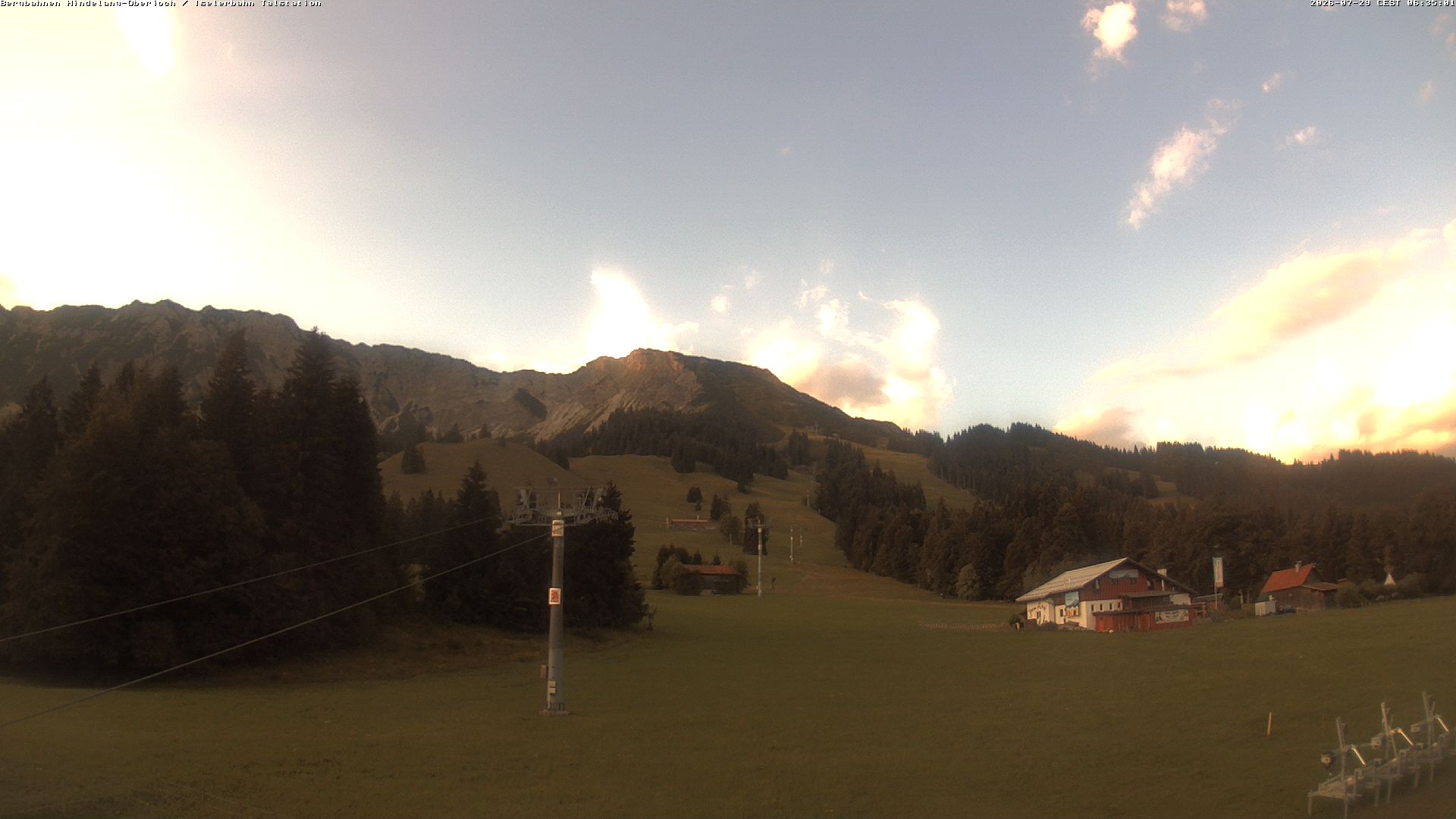 Archiv Foto Webcam Oberjoch - Blick zum Iseler