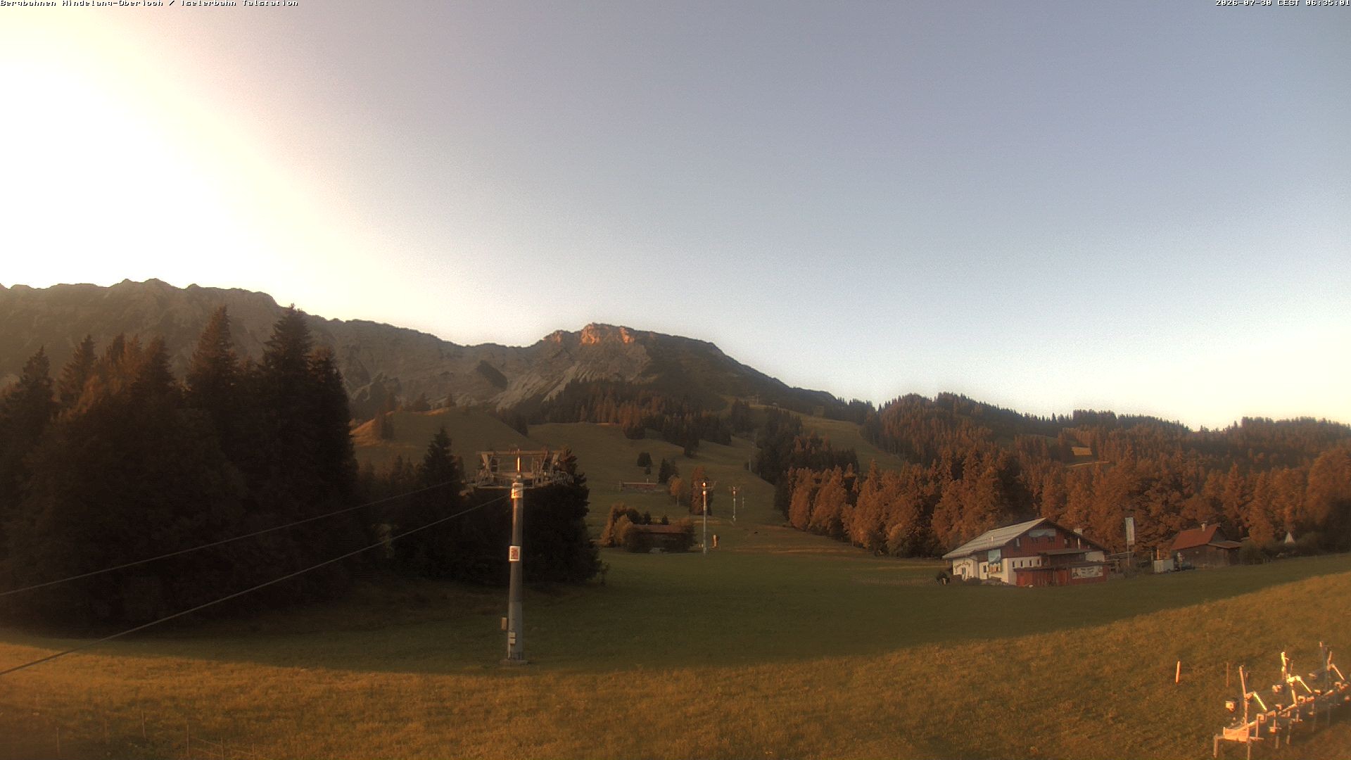 Archiv Foto Webcam Oberjoch - Blick zum Iseler