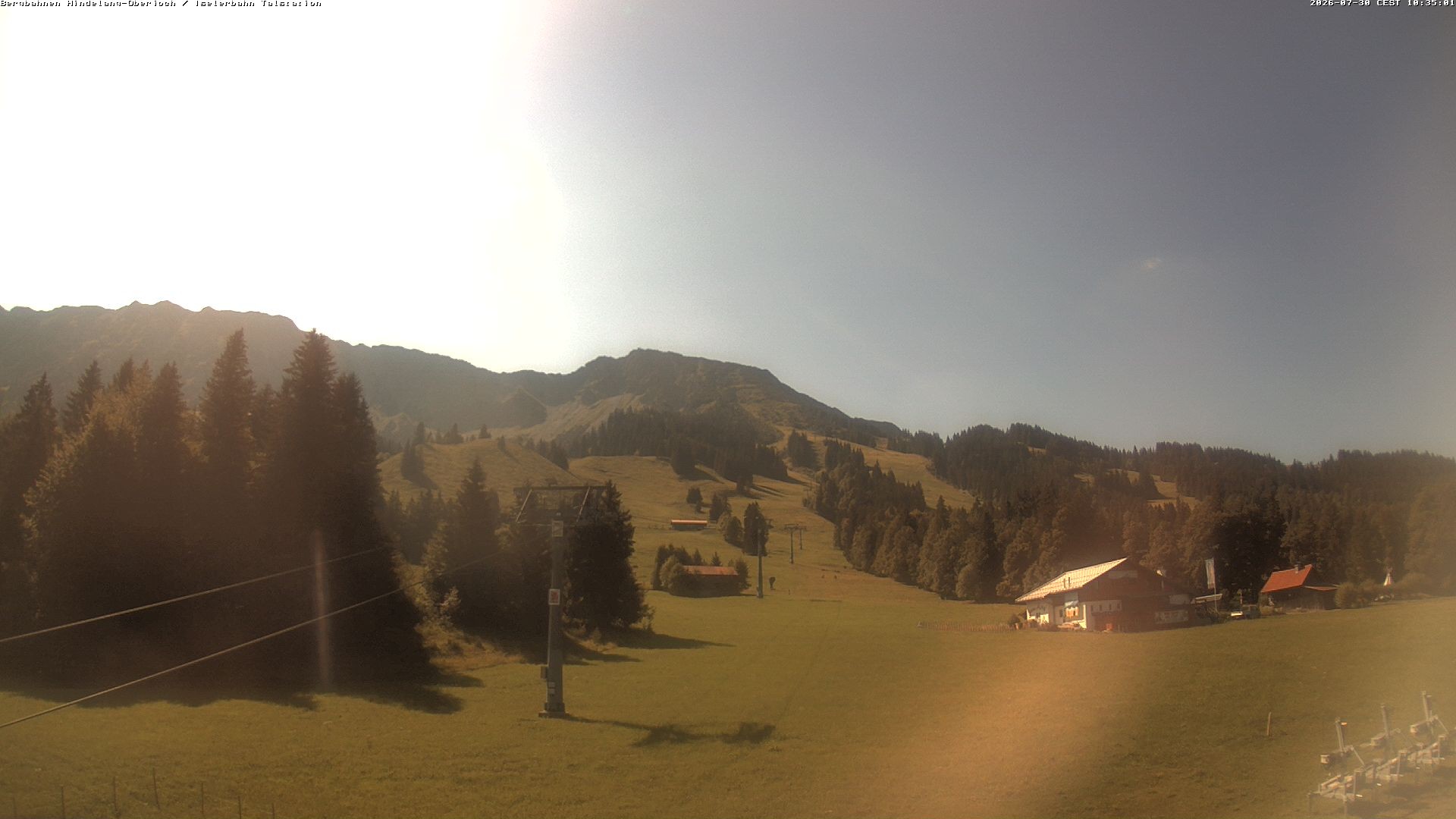 Archiv Foto Webcam Oberjoch - Blick zum Iseler