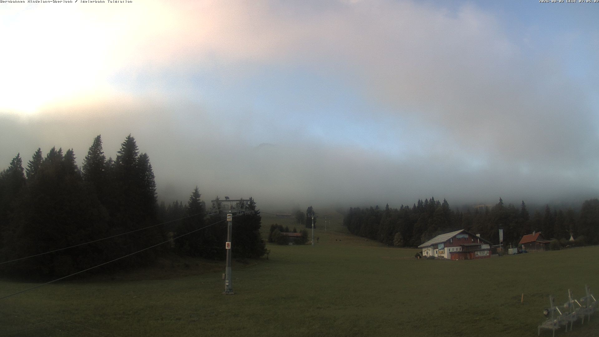 Archiv Foto Webcam Oberjoch - Blick zum Iseler