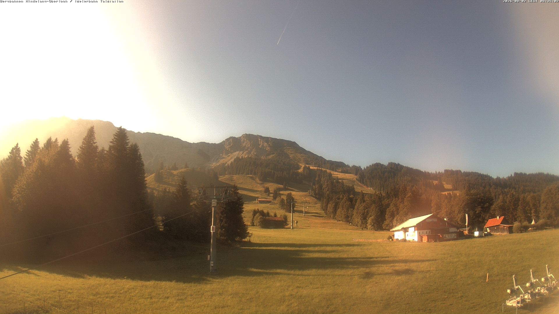 Archiv Foto Webcam Oberjoch - Blick zum Iseler