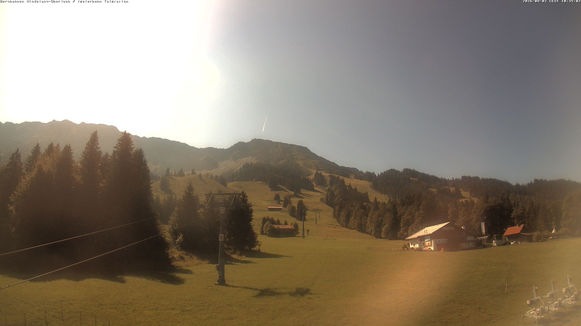 Archiv Foto Webcam Oberjoch - Blick zum Iseler