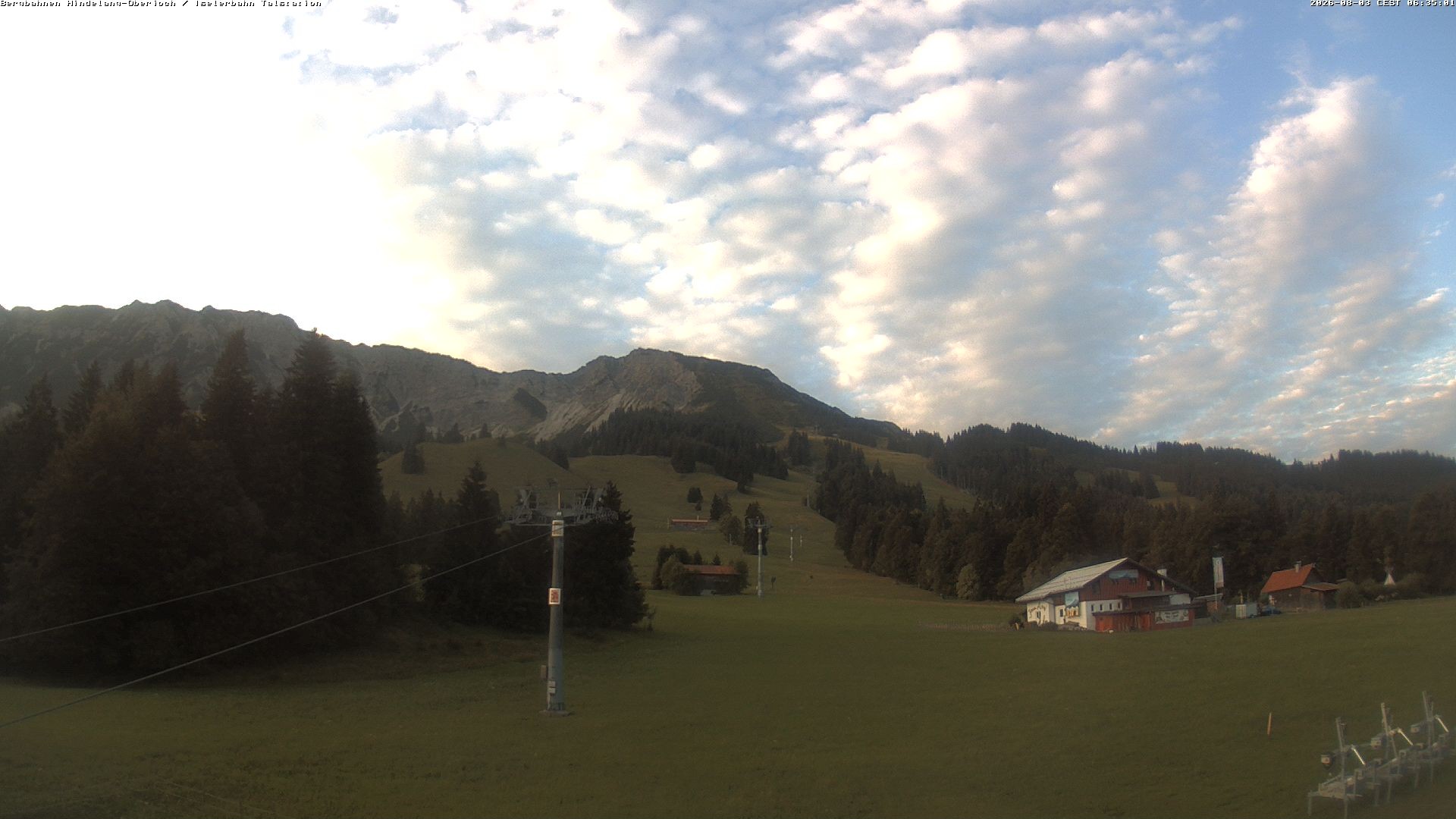 Archiv Foto Webcam Oberjoch - Blick zum Iseler