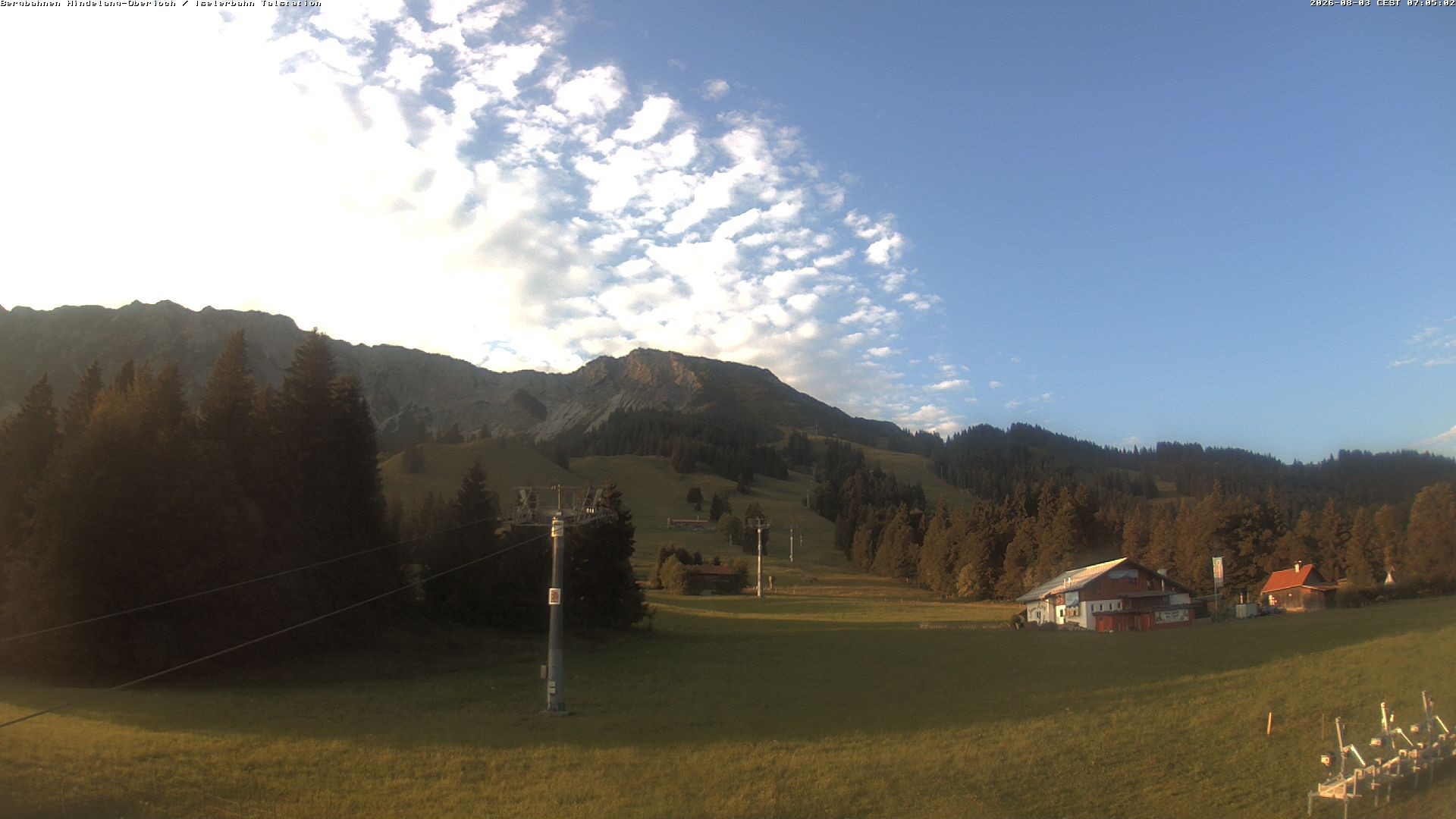 Archiv Foto Webcam Oberjoch - Blick zum Iseler