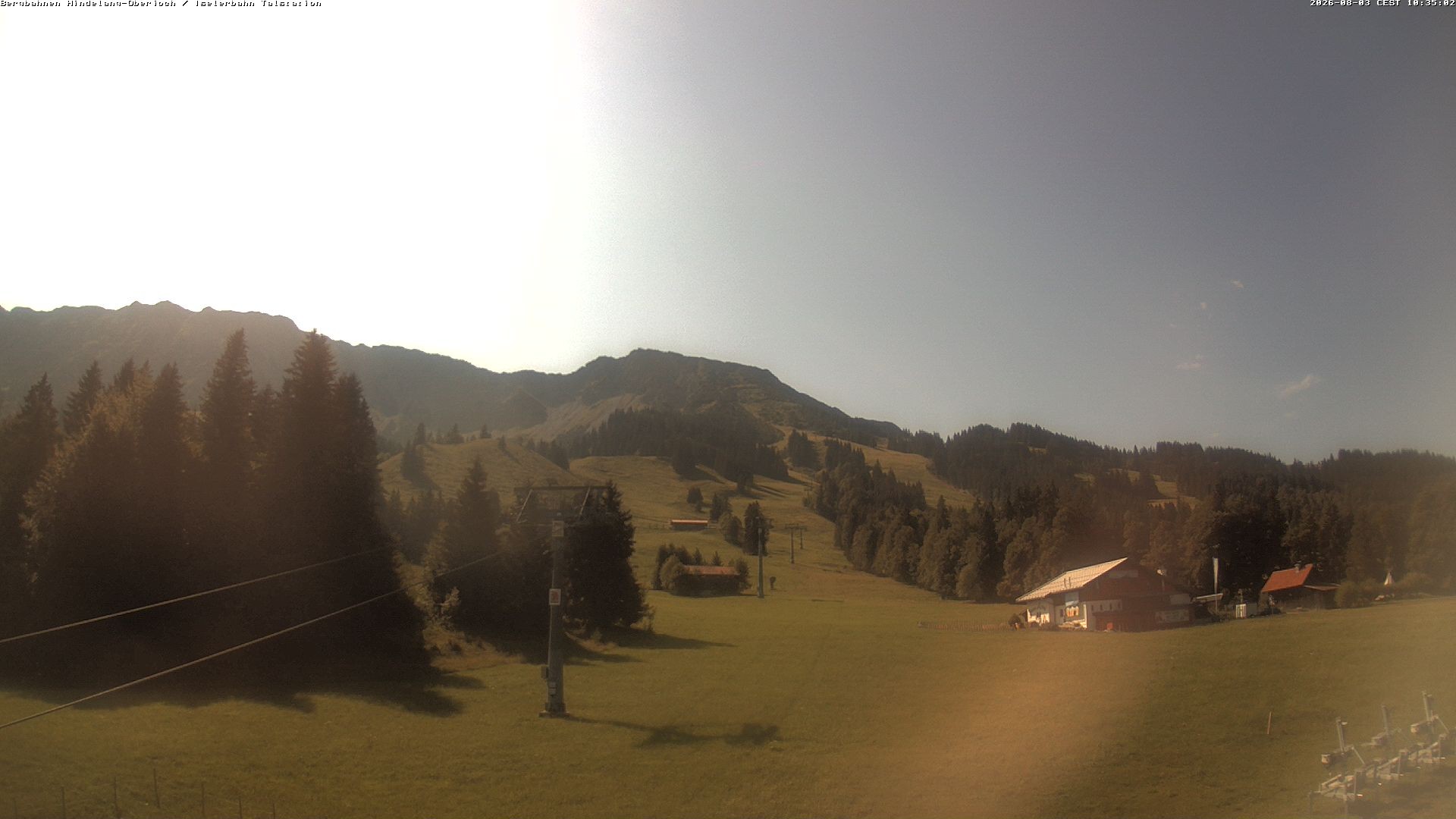 Archiv Foto Webcam Oberjoch - Blick zum Iseler