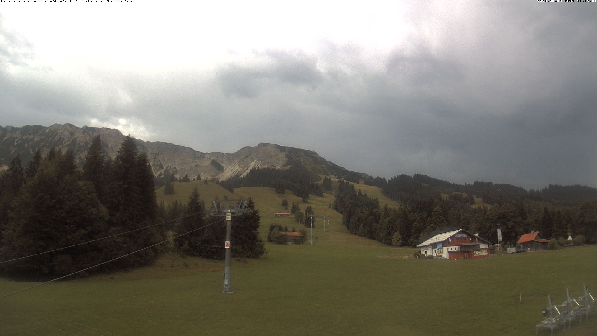 Archiv Foto Webcam Oberjoch - Blick zum Iseler