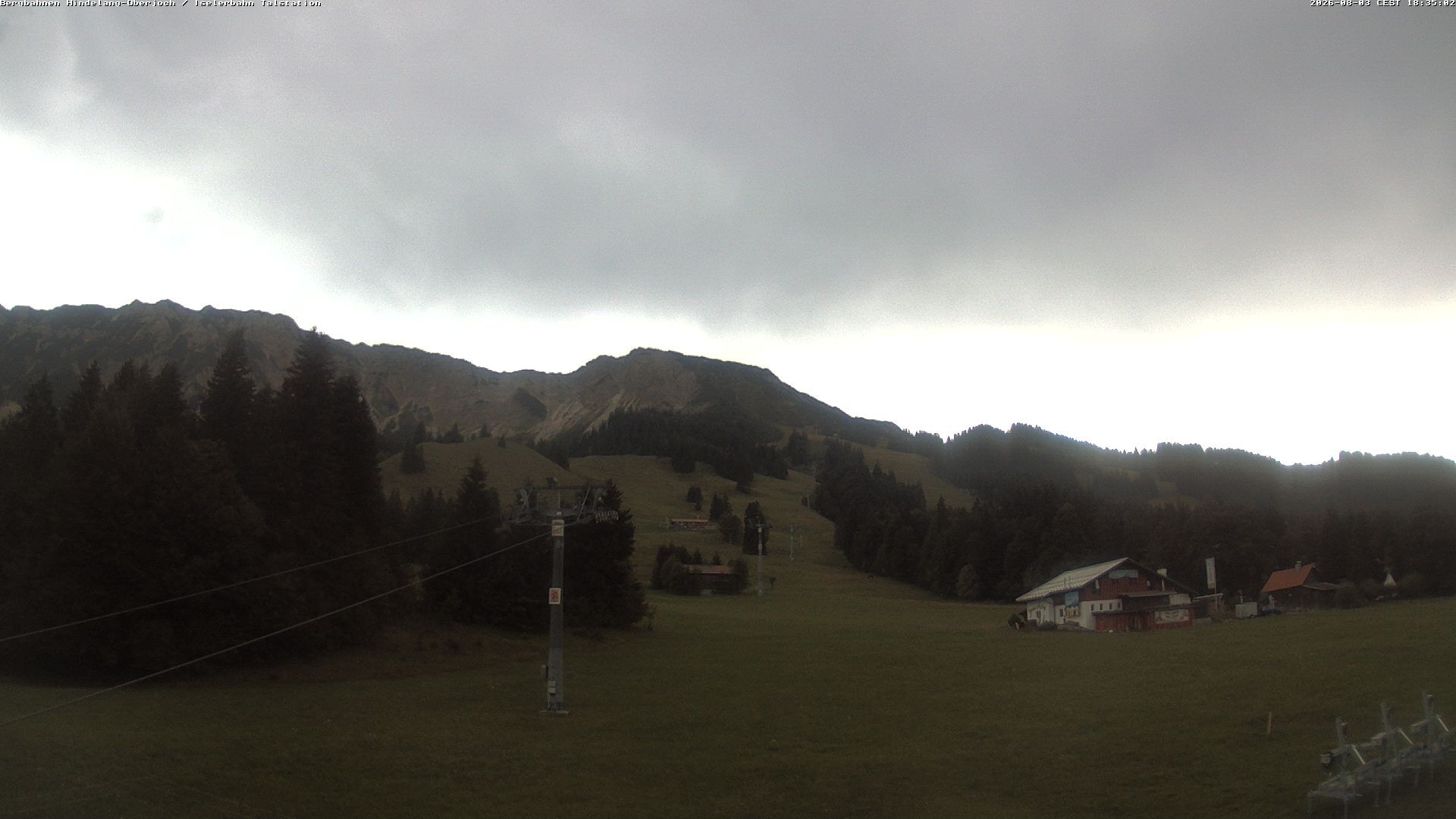 Archiv Foto Webcam Oberjoch - Blick zum Iseler