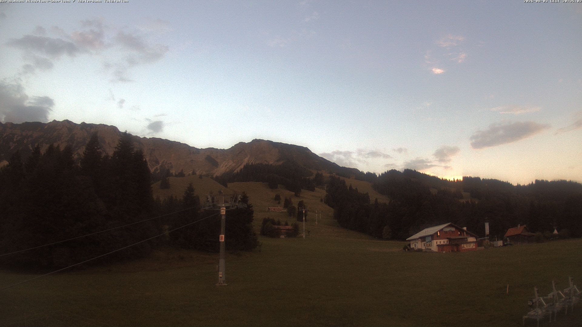 Archiv Foto Webcam Oberjoch - Blick zum Iseler