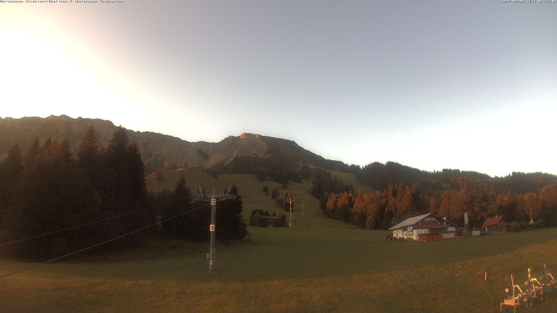 Archiv Foto Webcam Oberjoch - Blick zum Iseler