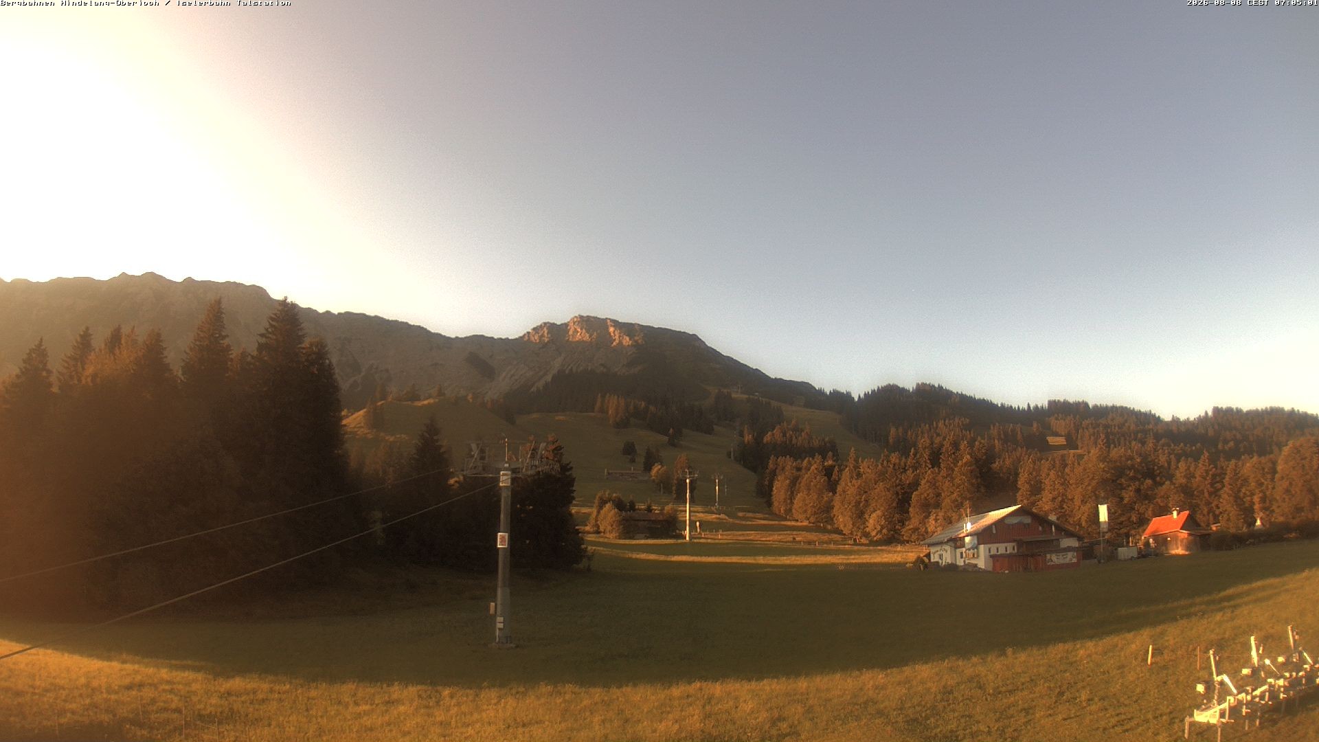 Archiv Foto Webcam Oberjoch - Blick zum Iseler
