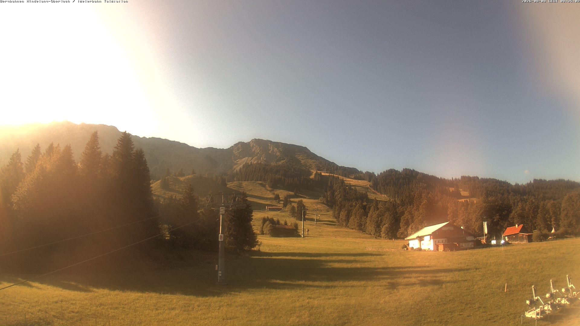 Archiv Foto Webcam Oberjoch - Blick zum Iseler