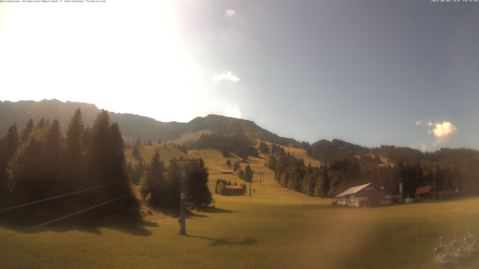 Archiv Foto Webcam Oberjoch - Blick zum Iseler