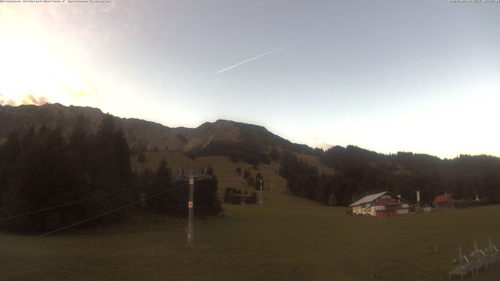 Archiv Foto Webcam Oberjoch - Blick zum Iseler