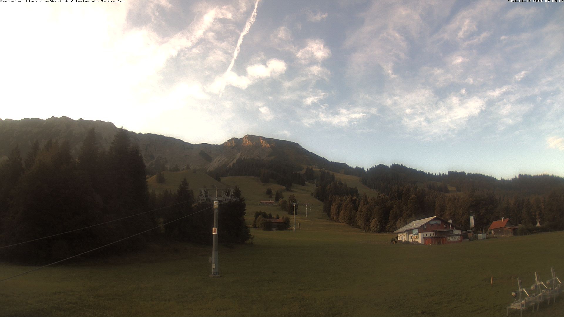 Archiv Foto Webcam Oberjoch - Blick zum Iseler