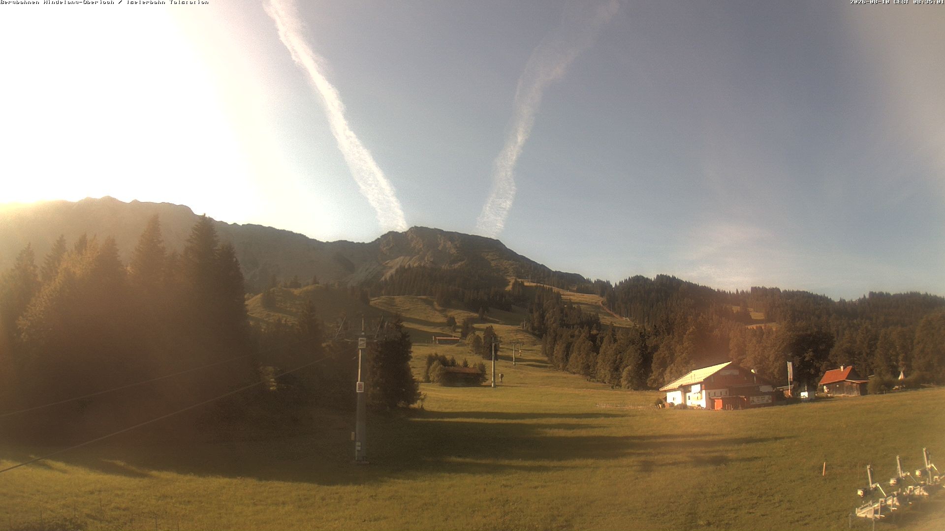 Archiv Foto Webcam Oberjoch - Blick zum Iseler