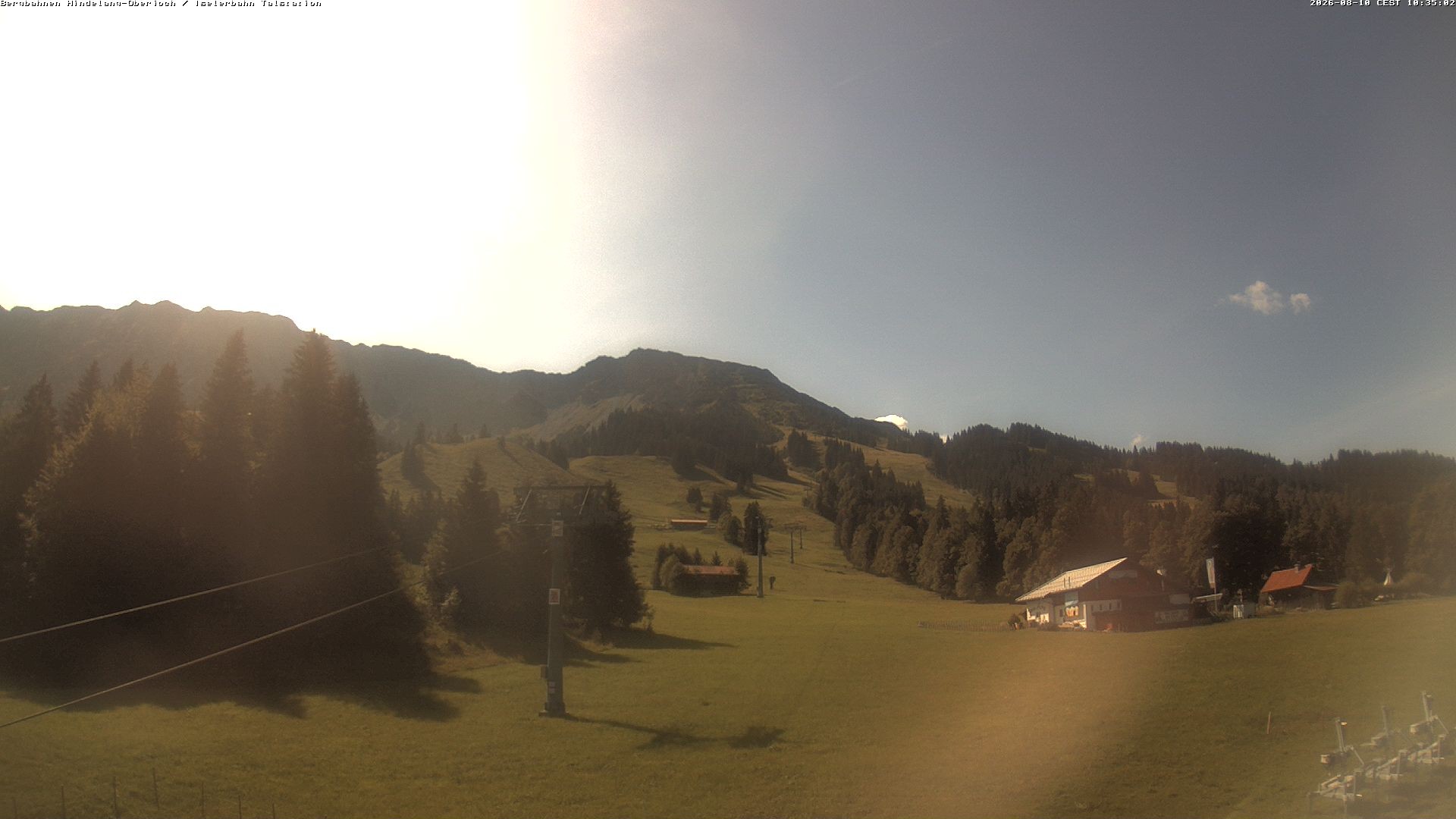 Archiv Foto Webcam Oberjoch - Blick zum Iseler