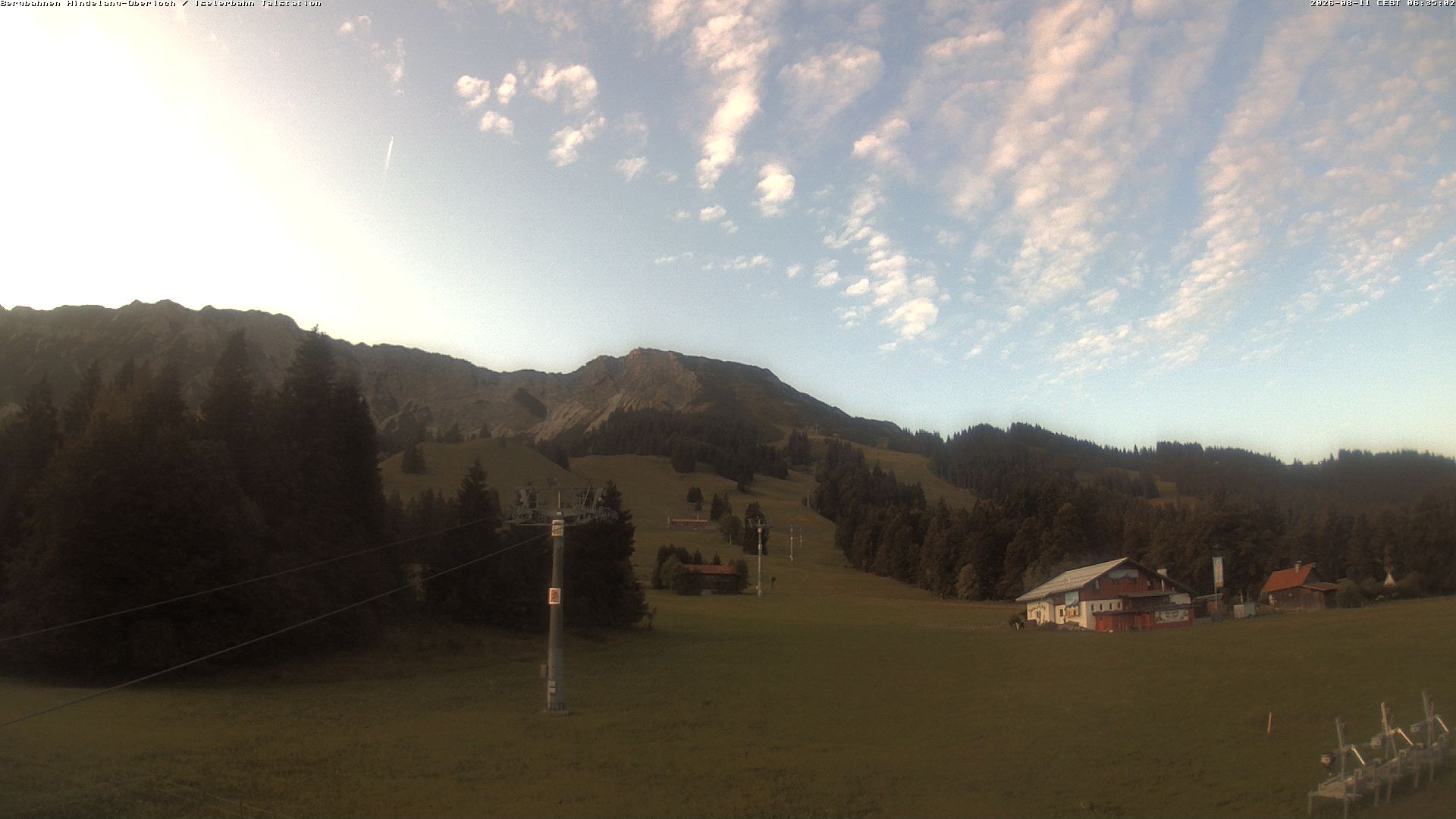Archiv Foto Webcam Oberjoch - Blick zum Iseler