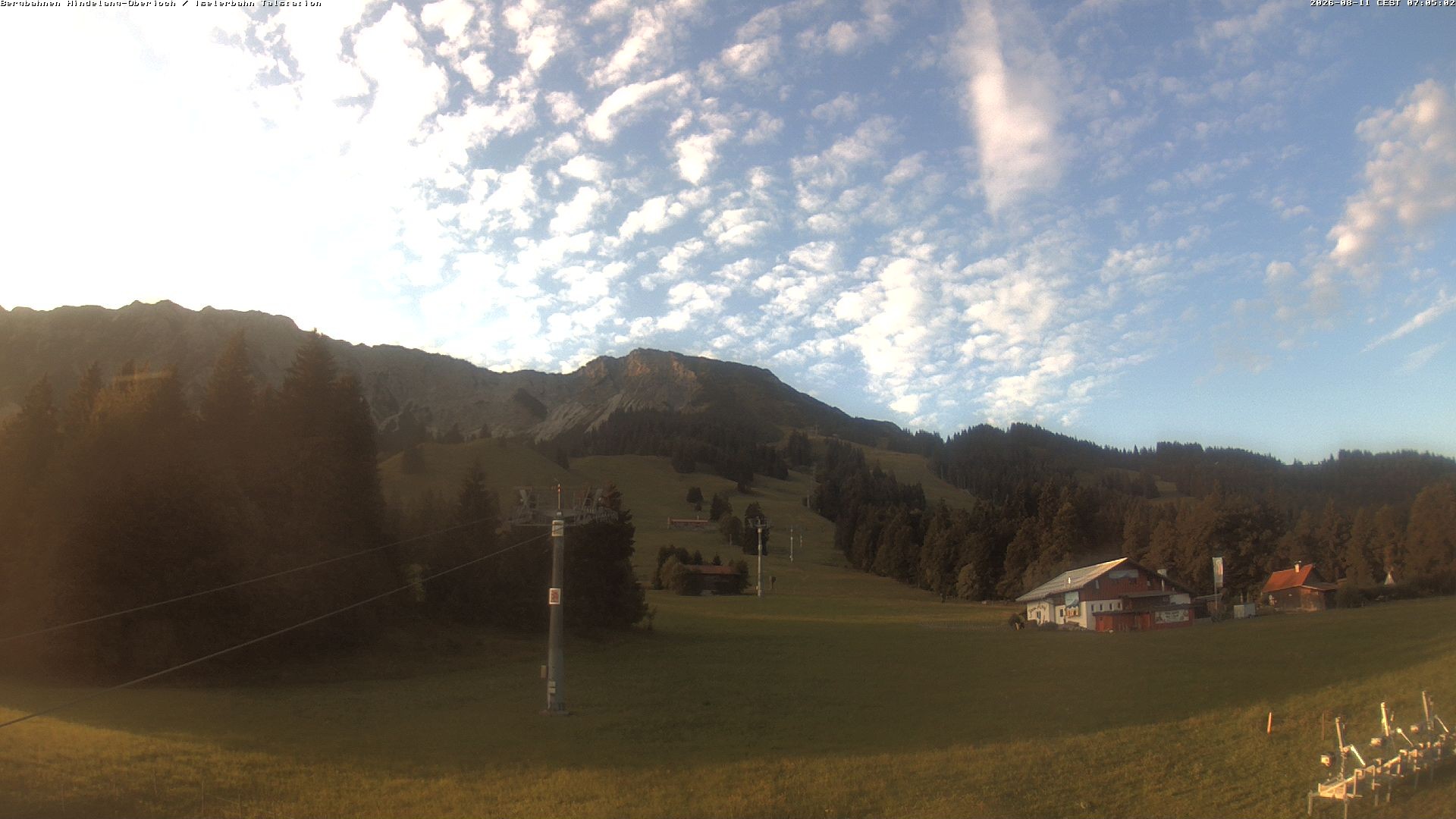 Archiv Foto Webcam Oberjoch - Blick zum Iseler