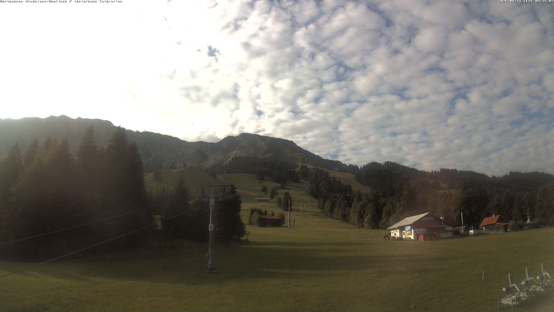 Archiv Foto Webcam Oberjoch - Blick zum Iseler