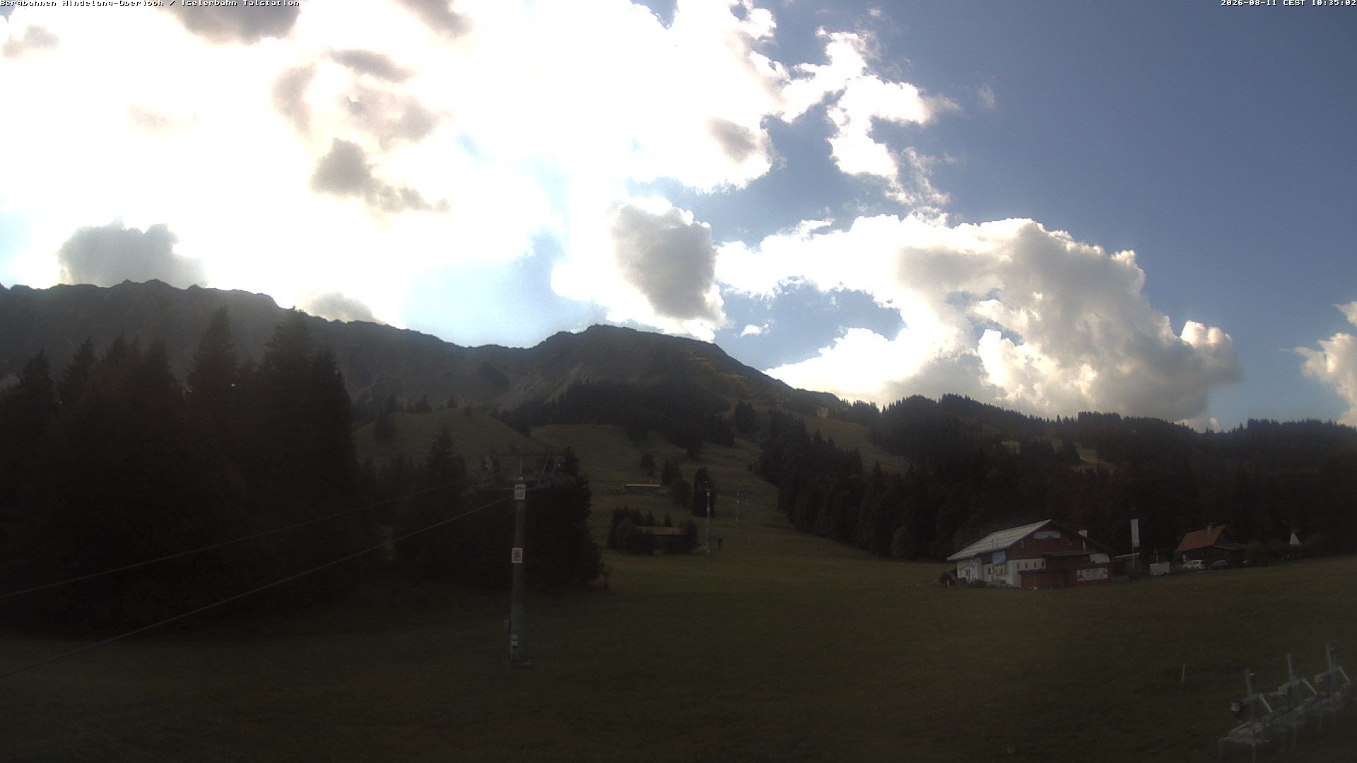 Archiv Foto Webcam Oberjoch - Blick zum Iseler