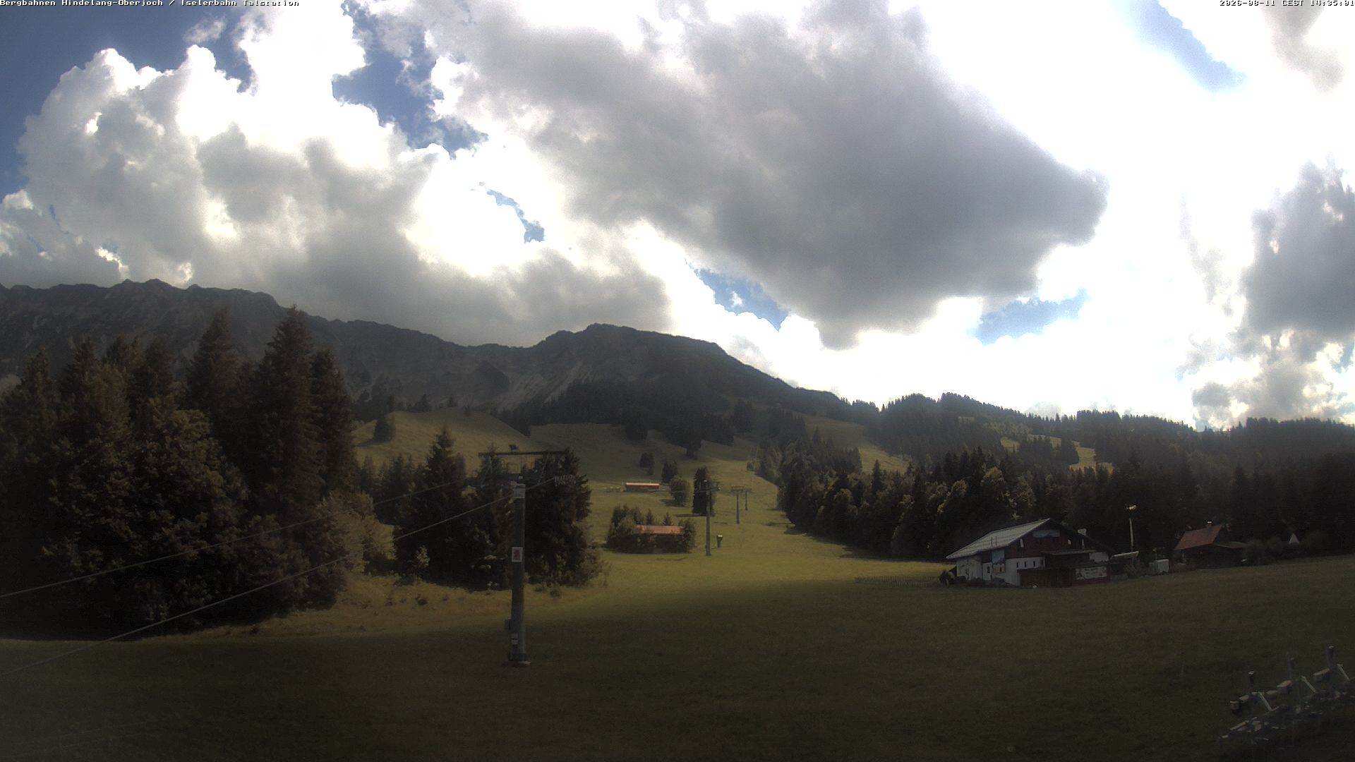 Archiv Foto Webcam Oberjoch - Blick zum Iseler