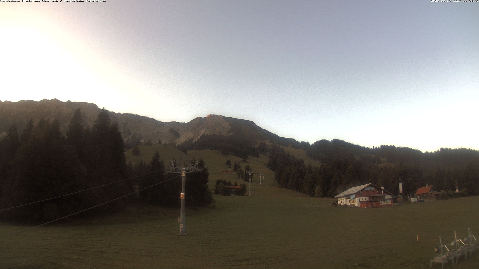 Archiv Foto Webcam Oberjoch - Blick zum Iseler