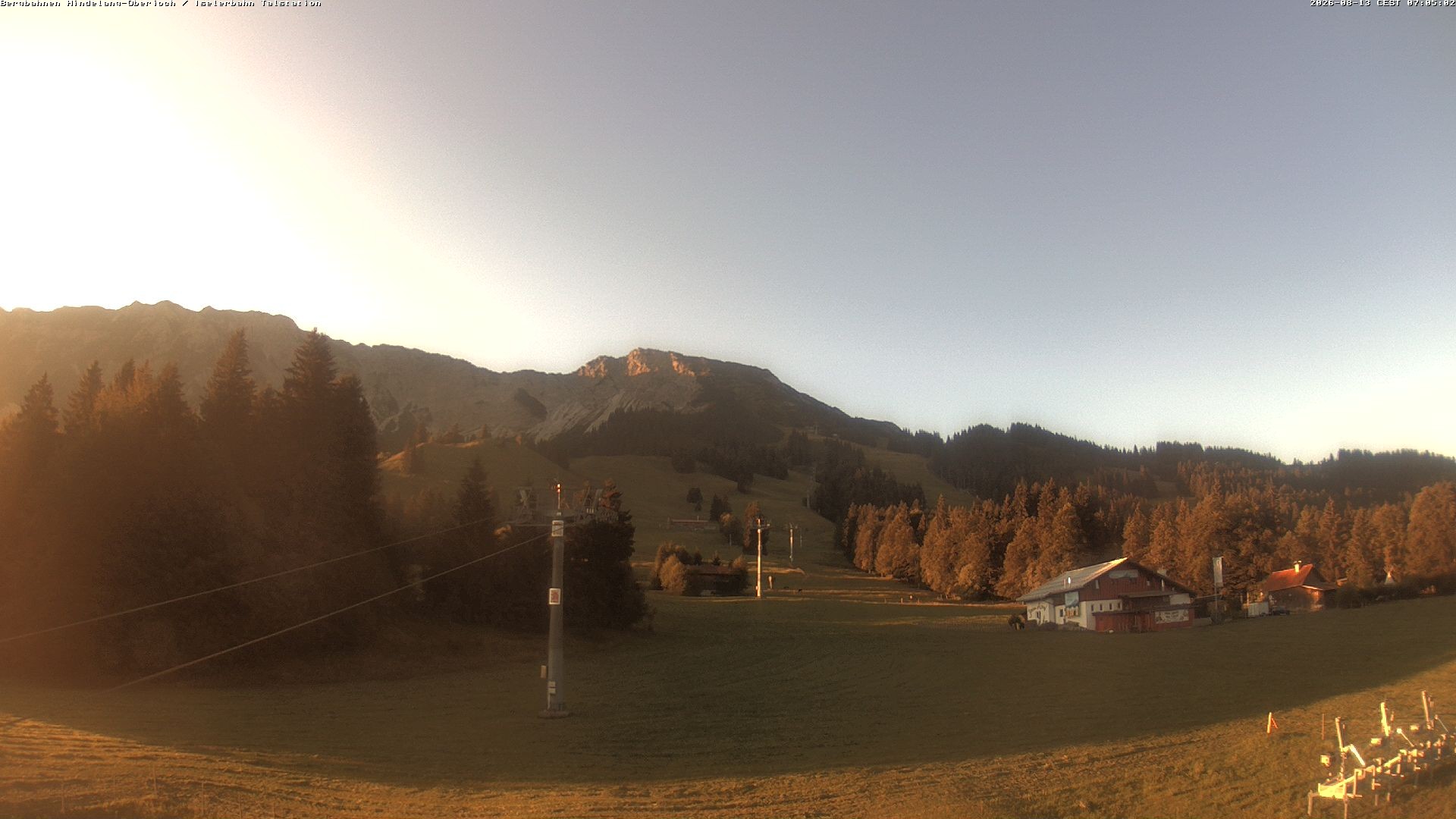 Archiv Foto Webcam Oberjoch - Blick zum Iseler