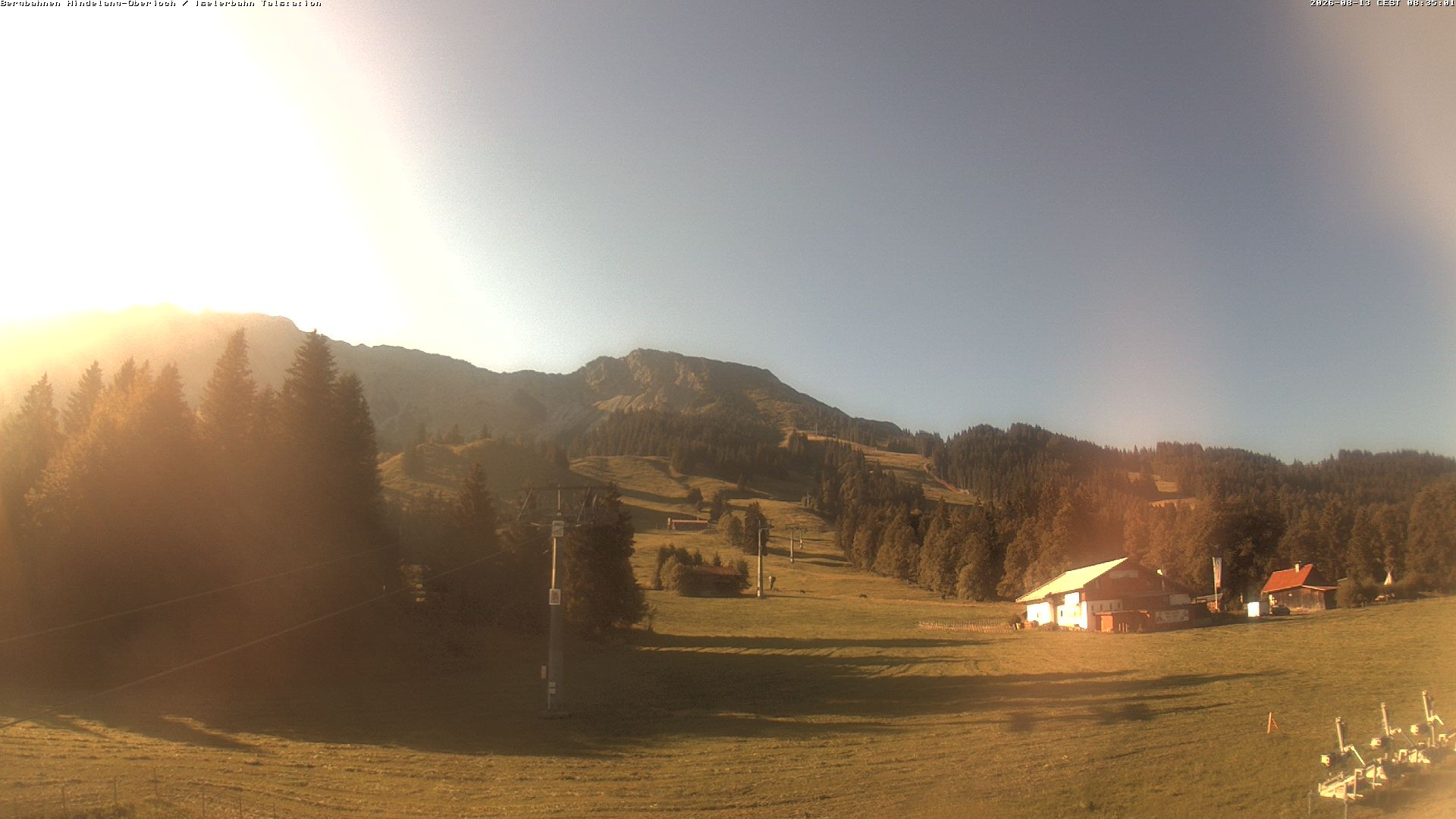 Archiv Foto Webcam Oberjoch - Blick zum Iseler
