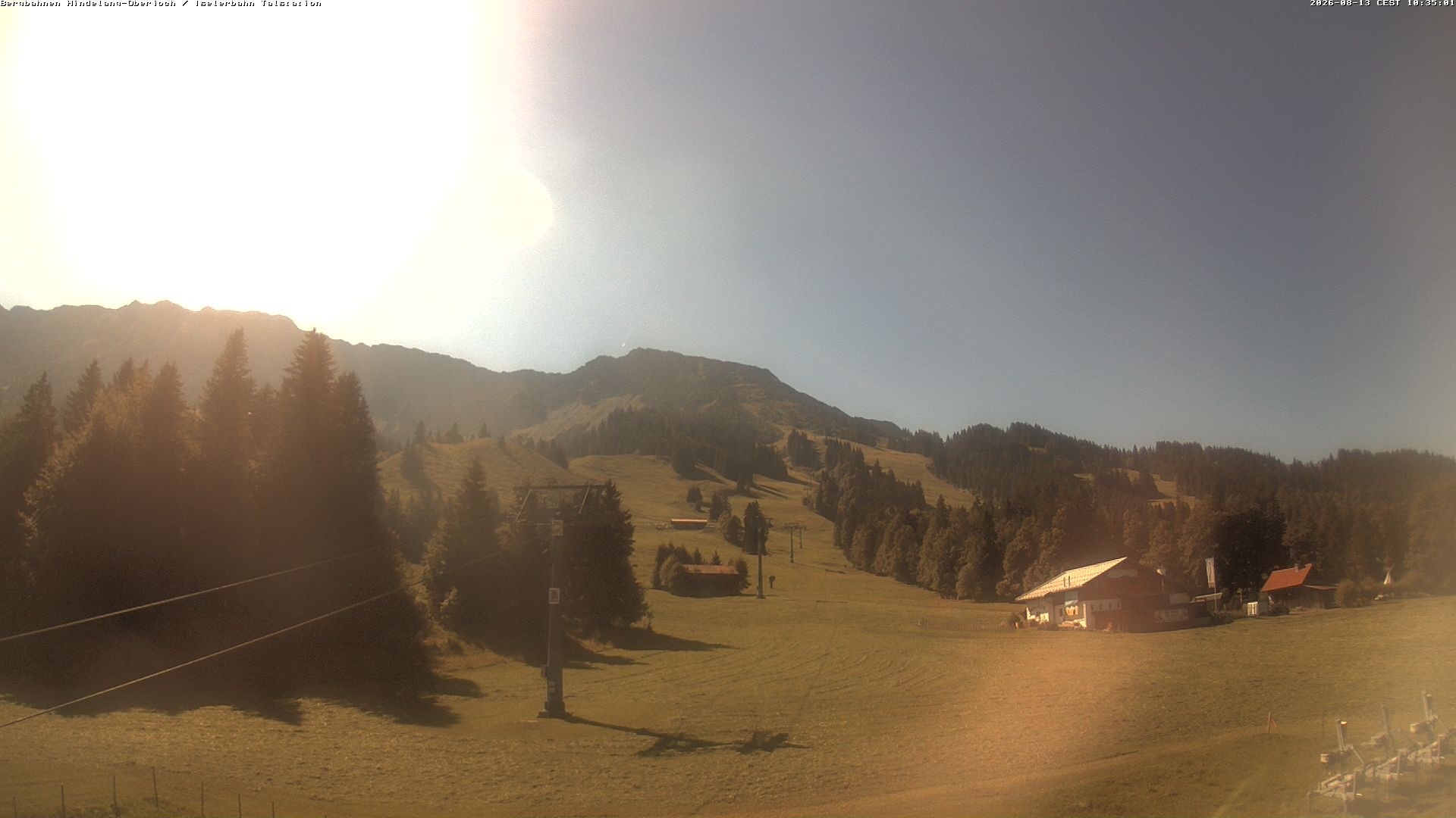 Archiv Foto Webcam Oberjoch - Blick zum Iseler