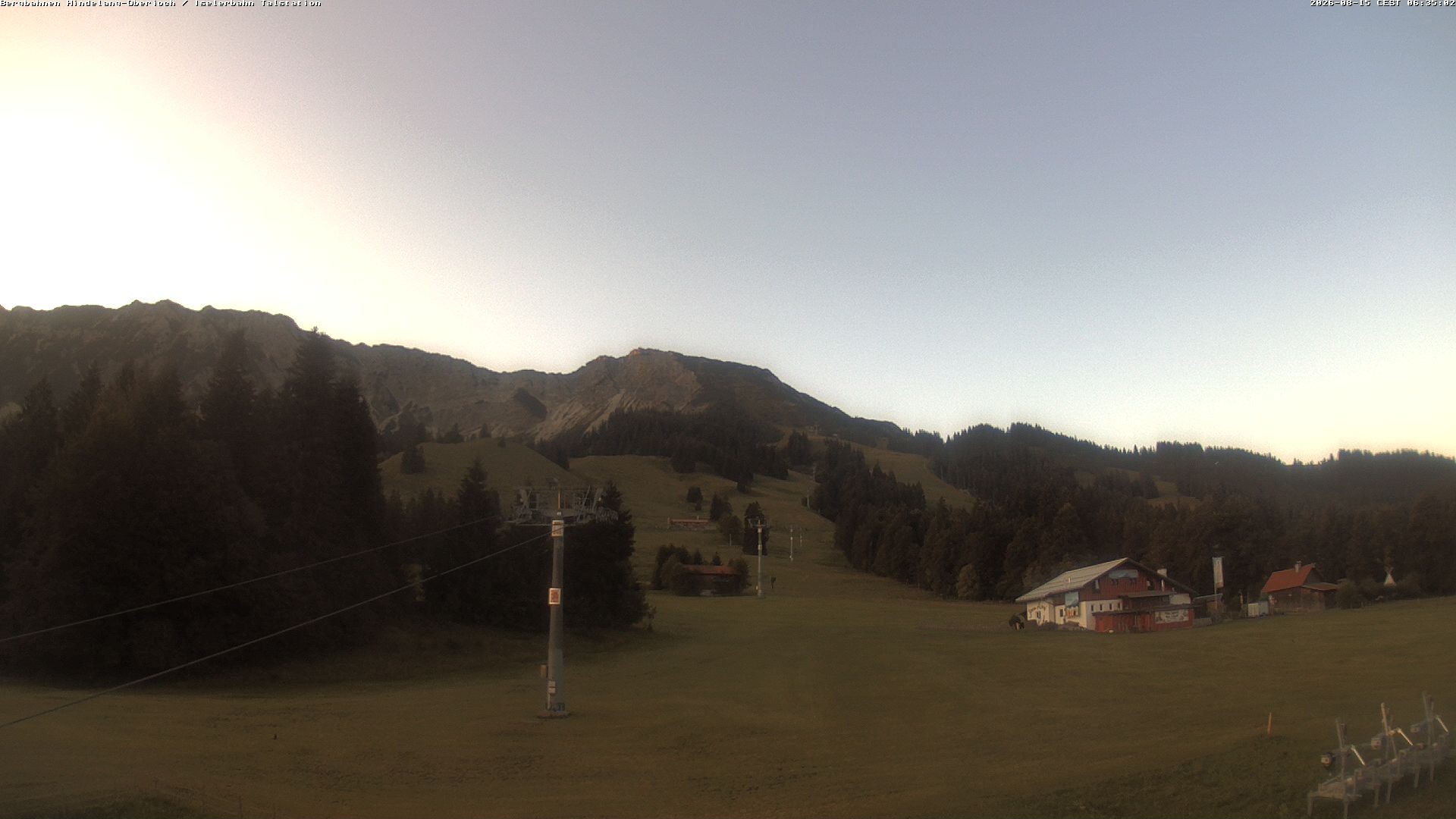 Archiv Foto Webcam Oberjoch - Blick zum Iseler