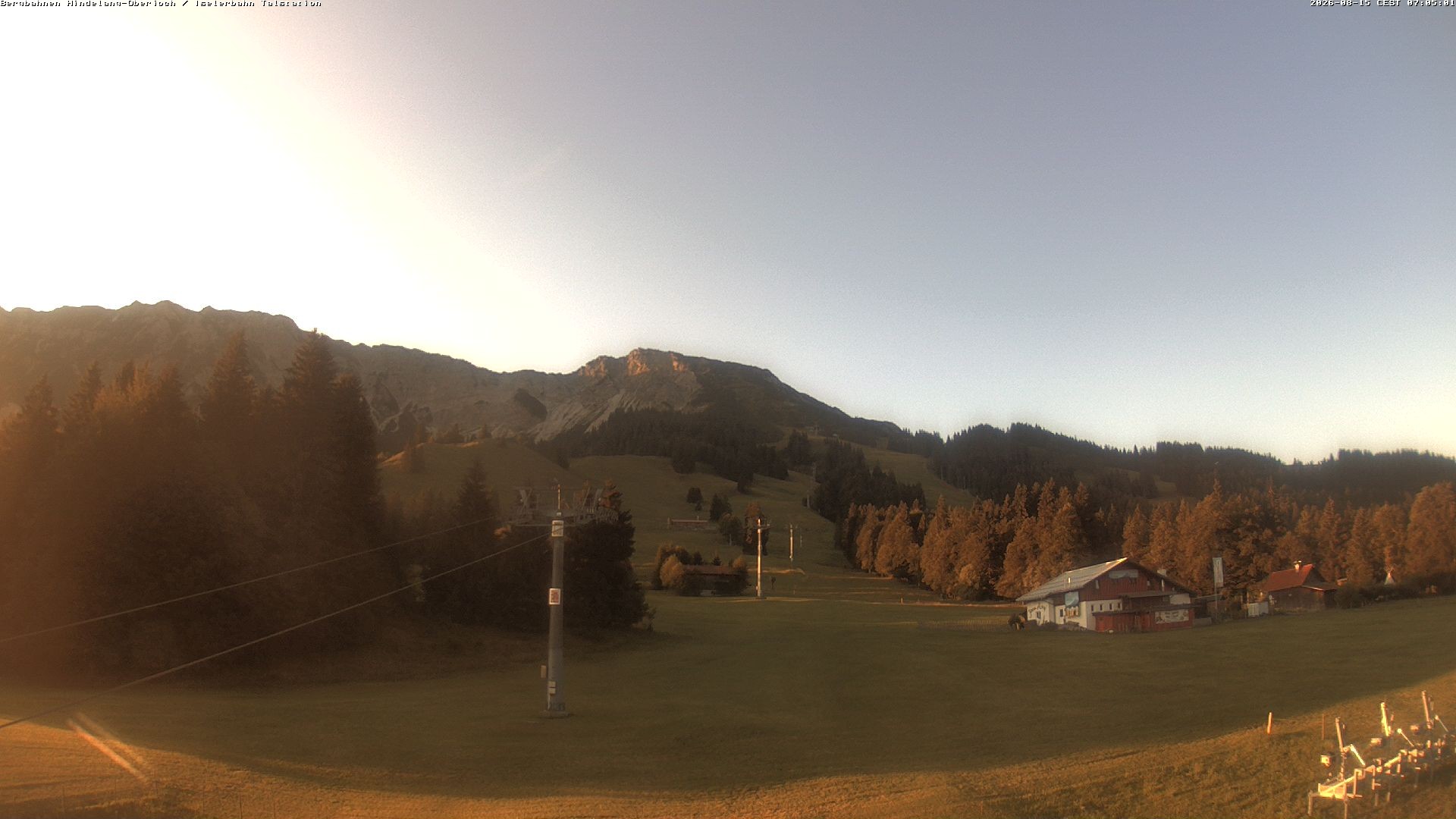 Archiv Foto Webcam Oberjoch - Blick zum Iseler