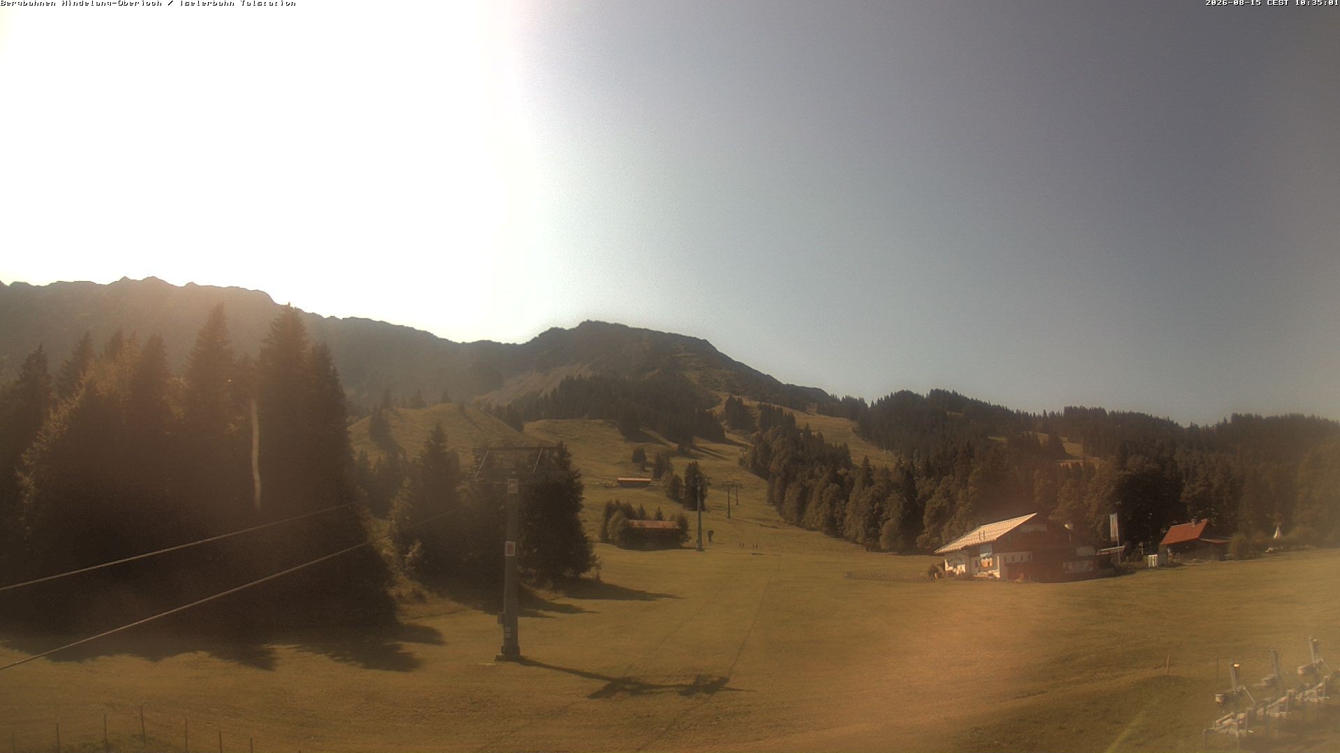 Archiv Foto Webcam Oberjoch - Blick zum Iseler