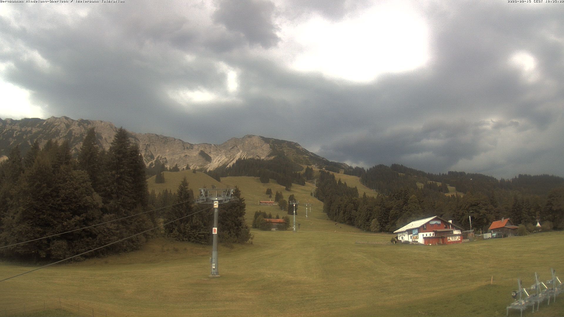 Archiv Foto Webcam Oberjoch - Blick zum Iseler