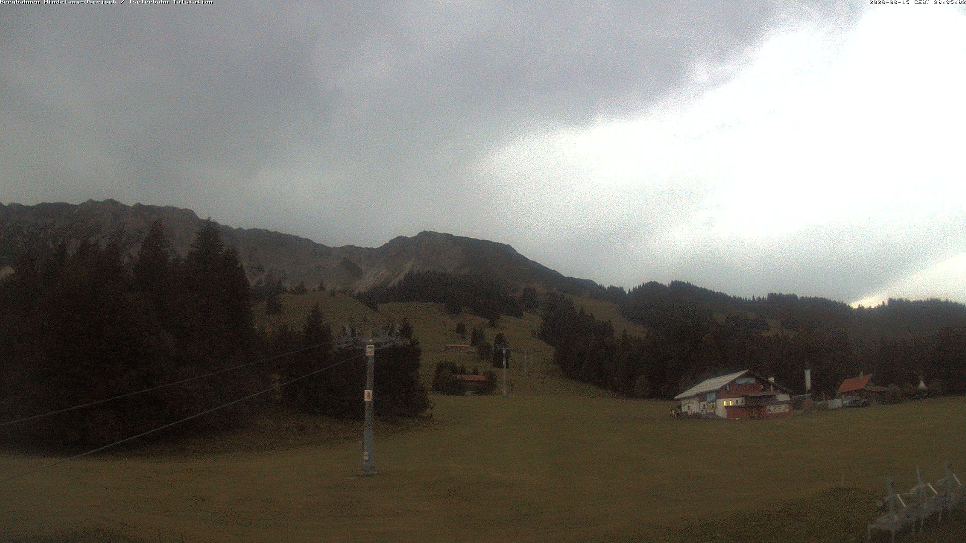 Archiv Foto Webcam Oberjoch - Blick zum Iseler