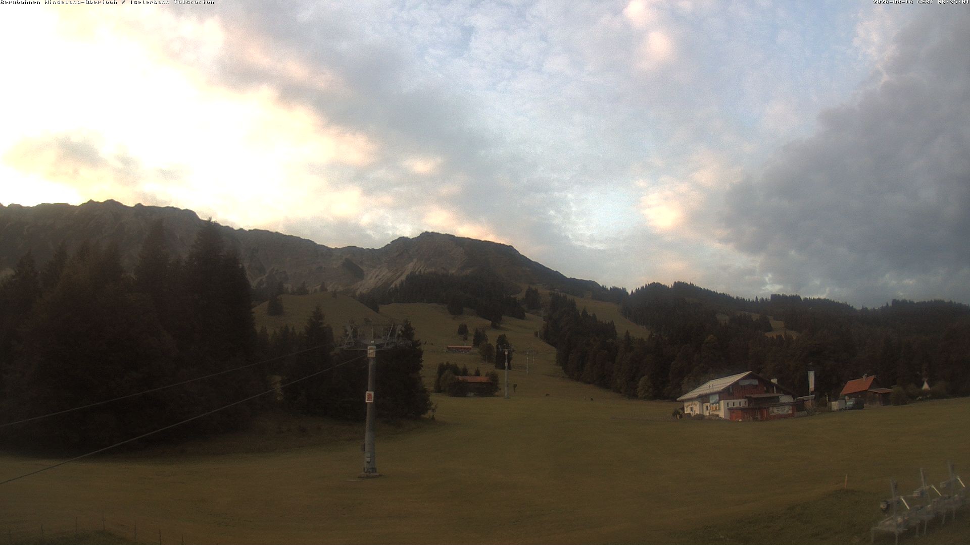 Archiv Foto Webcam Oberjoch - Blick zum Iseler