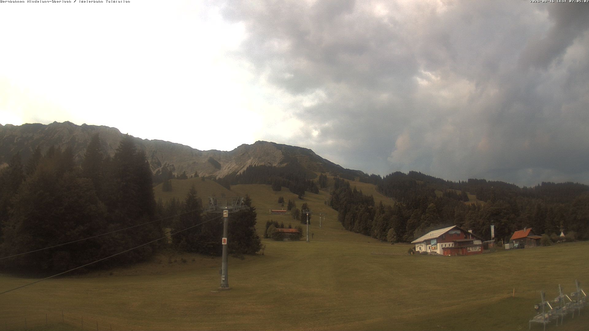 Archiv Foto Webcam Oberjoch - Blick zum Iseler