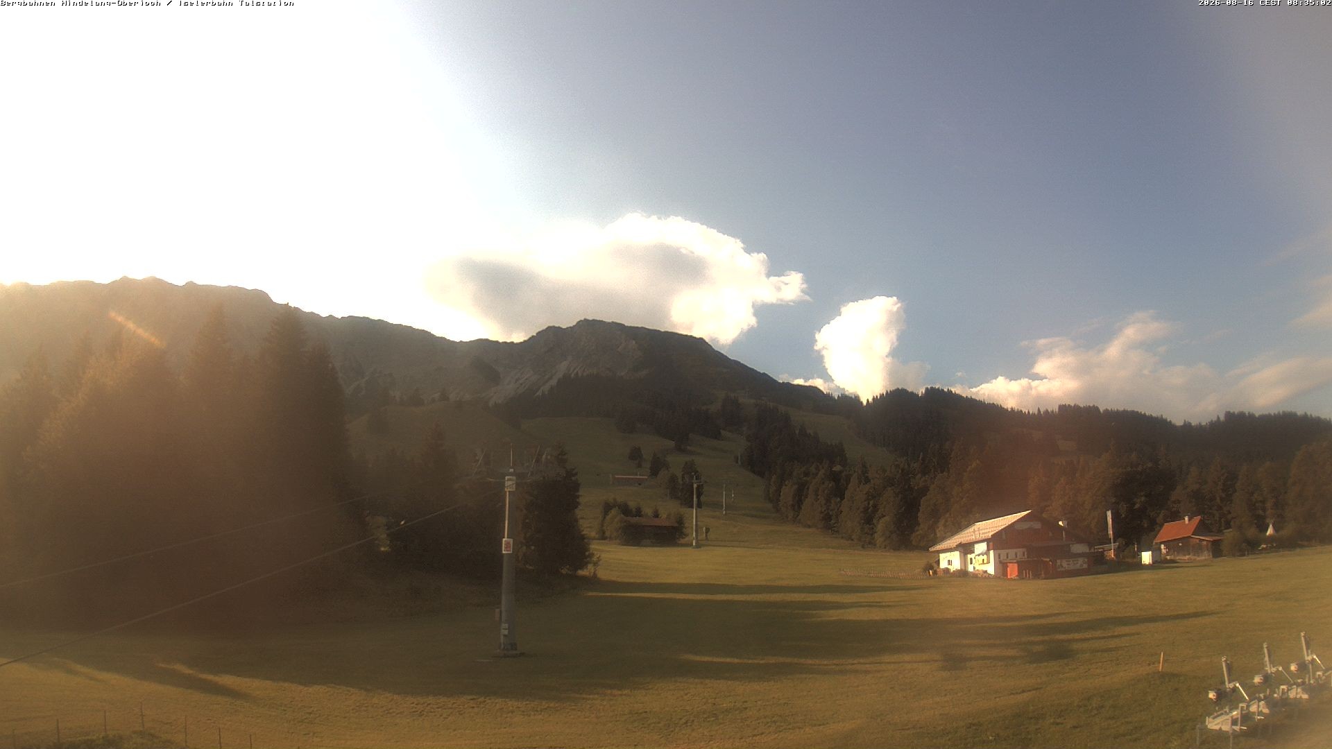 Archiv Foto Webcam Oberjoch - Blick zum Iseler